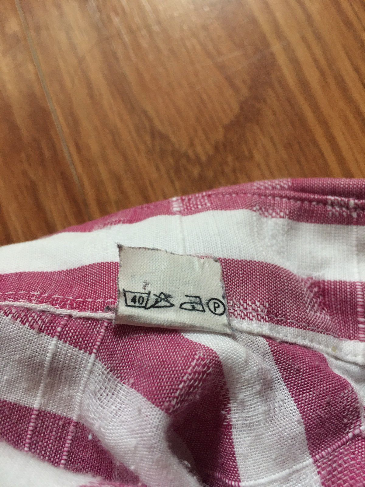 Burberry × Vintage Burberry’s London Pink Striped Mens Shirt Size 41 / 16 Size US L / EU 52-54 / 3 - 7 Thumbnail