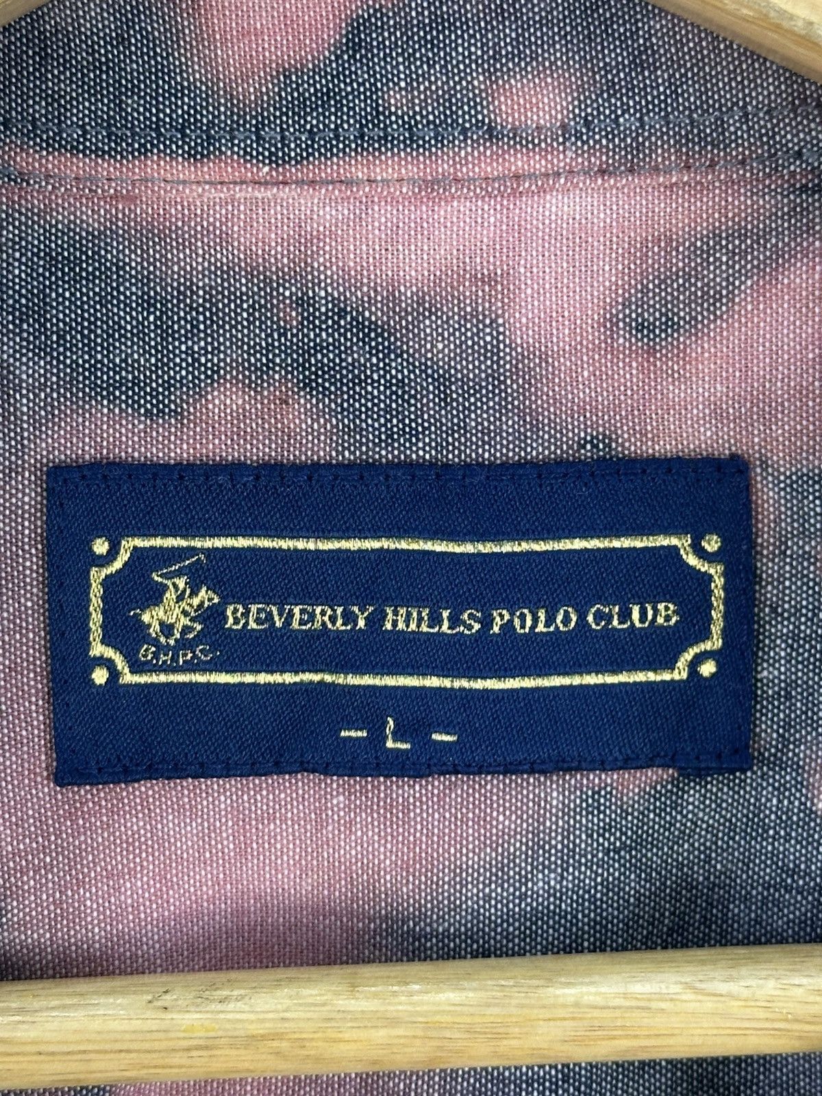 Beverly Hills Polo Club Beverly Hills Polo Club BHPC Stripe Multicolor Flannel Shirt Size US L / EU 52-54 / 3 - 10 Thumbnail