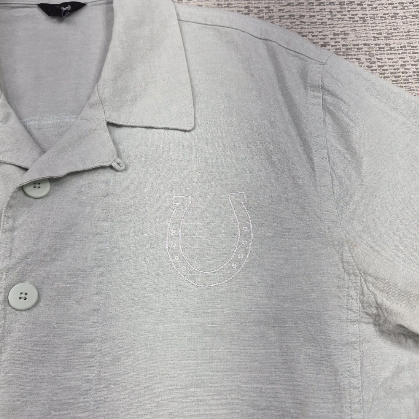 Allbirds Allbirds Button Up Shirt Mens Large Green Short Sleeve Casual Camp Shirt Size US L / EU 52-54 / 3 - 7 Thumbnail