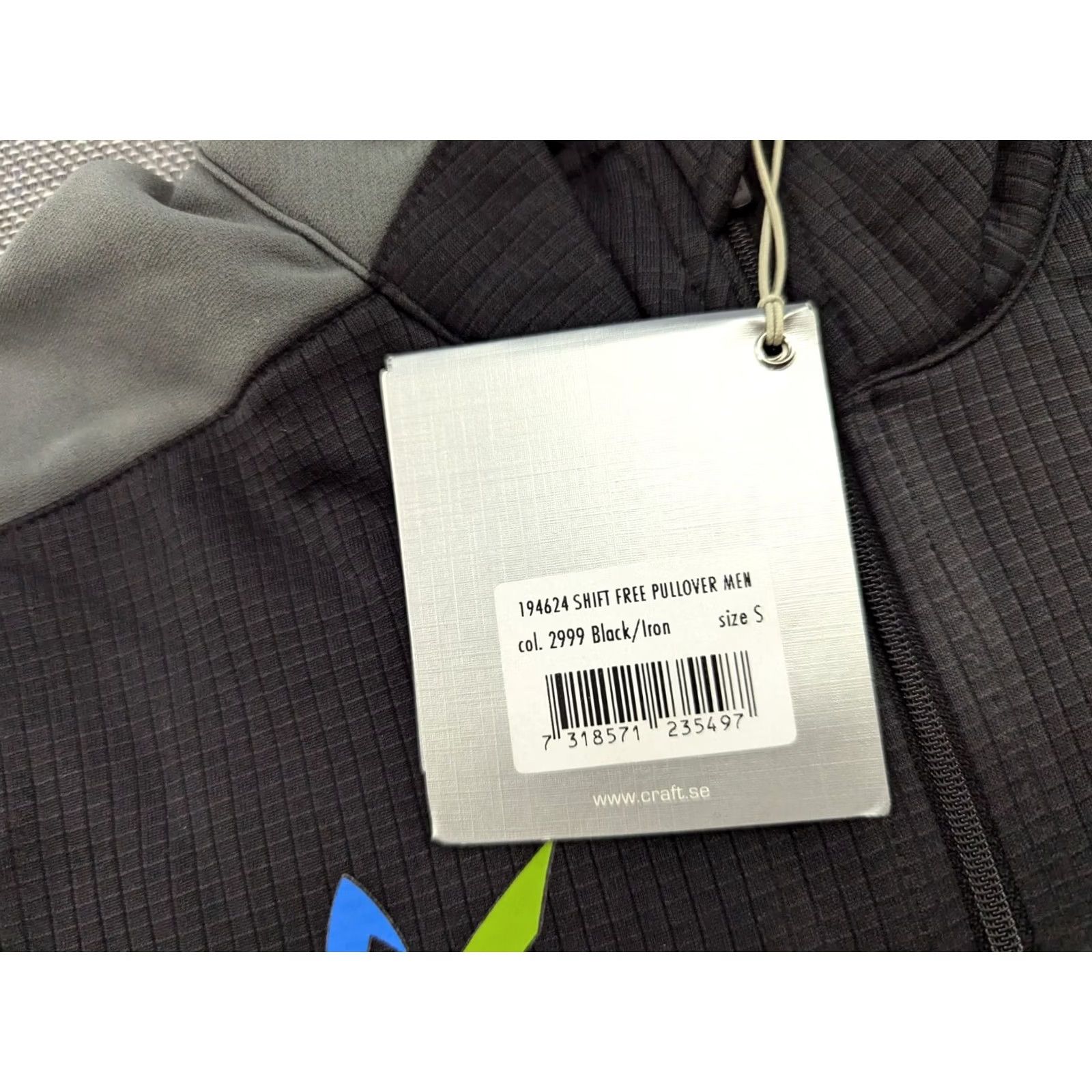 Layer 8 CRAFT Mens Ski Top 1/4 Zip Gray Fleece Mid Layer Jacket Small Mens Regular Size S Athletic Fit Quick Dry 100% Polyester Sports Size US S / EU 44-46 / 1 - 4 Thumbnail