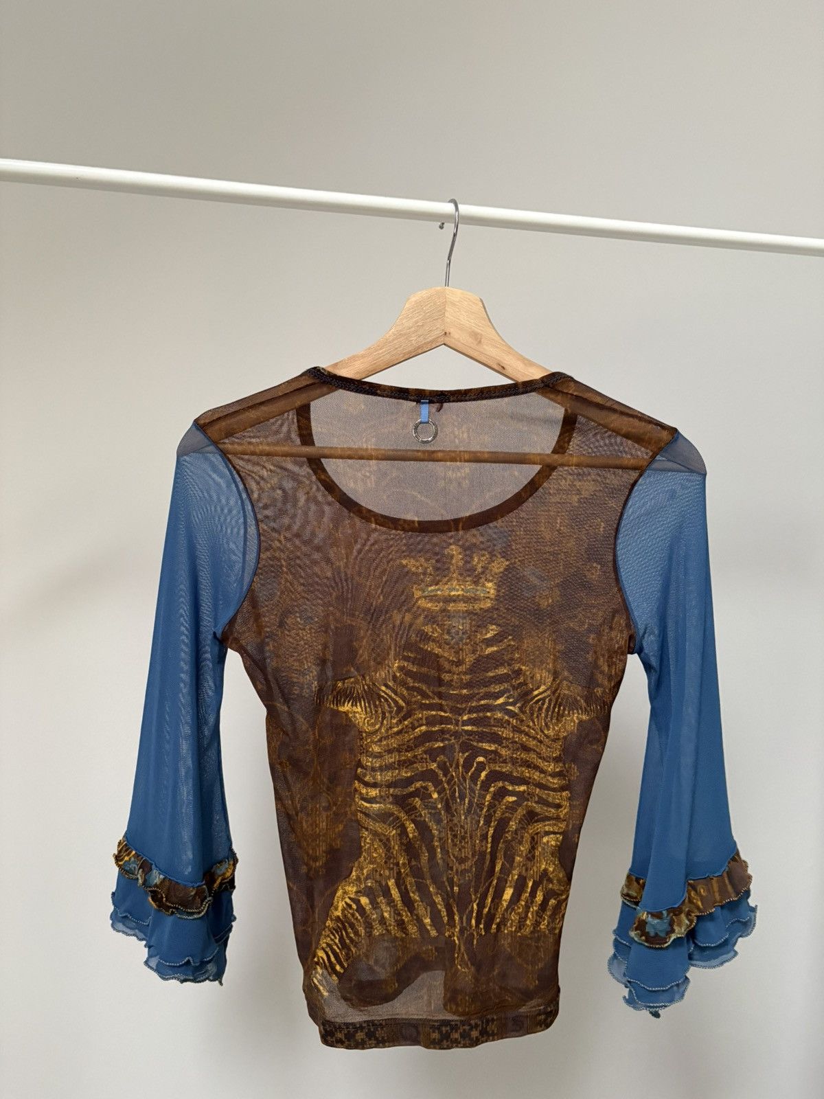 Other Vintage Save the Queen Mesh Top Early 00s Phoebe Buffay Y2K Size S / US 4 / IT 40 - 9 Thumbnail