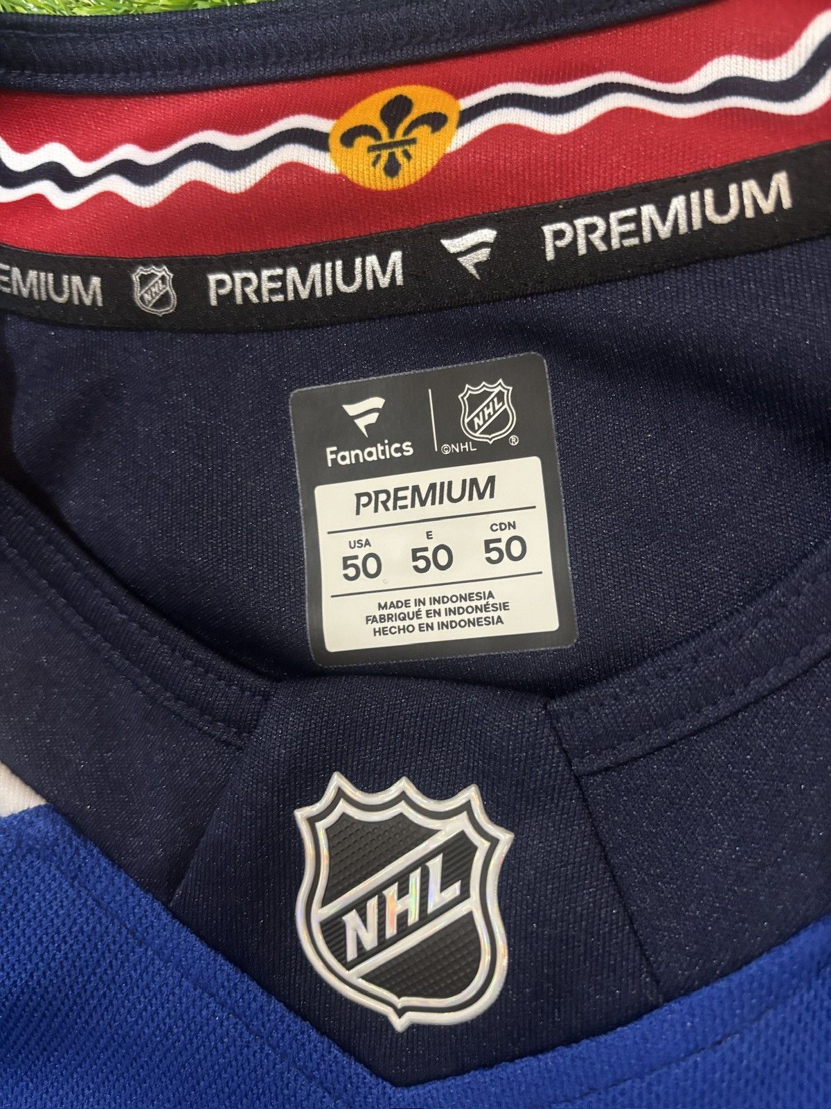 NHL Fanatics NHL St. Louis Blues Alternate Third Jersey Sz 50 Size US M / EU 48-50 / 2 - 2 Thumbnail