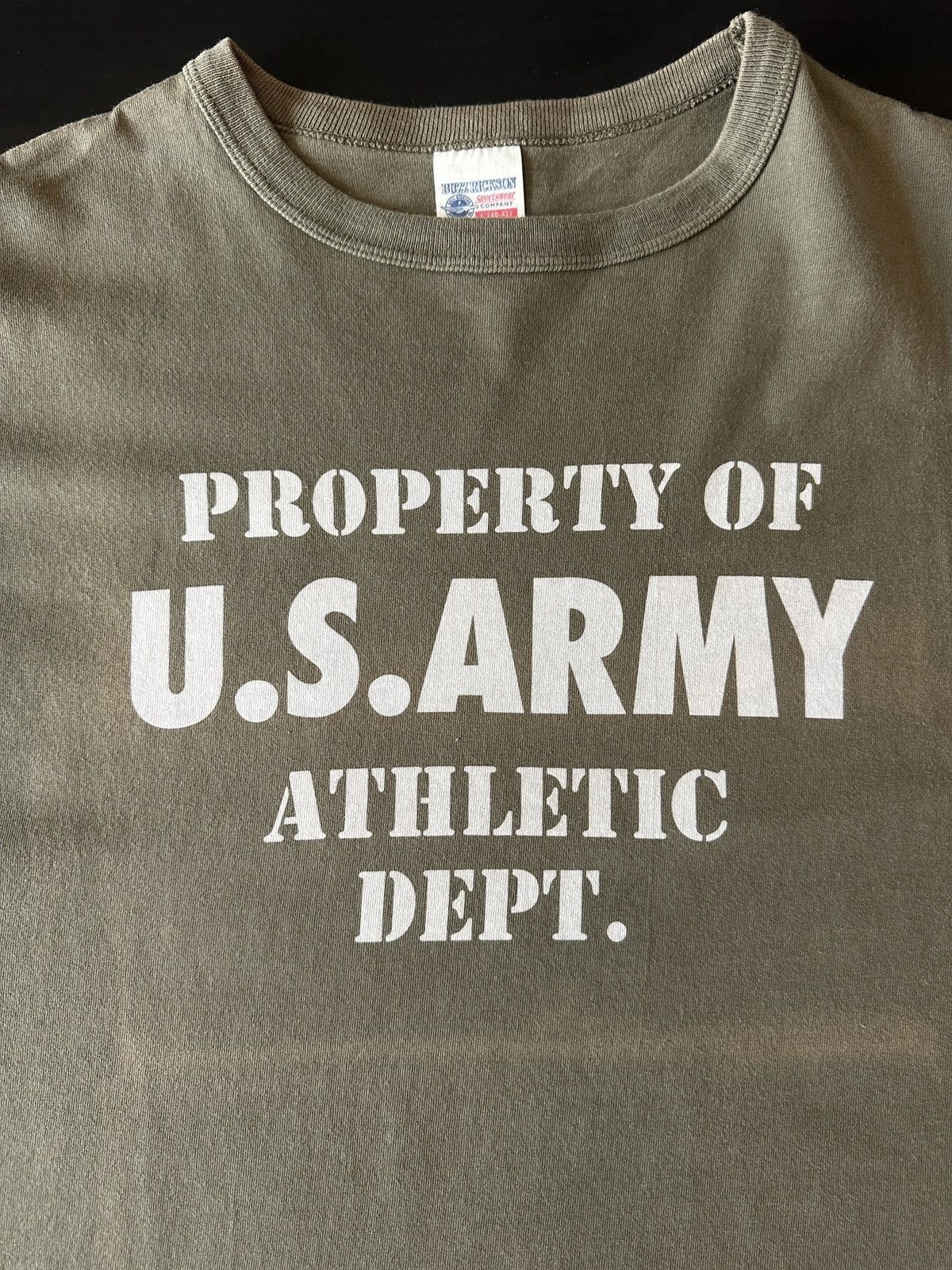 Buzz Rickson's Buzz Rickson’s U.S. Army Athletic Dept. Tee Size US L / EU 52-54 / 3 - 2 Thumbnail
