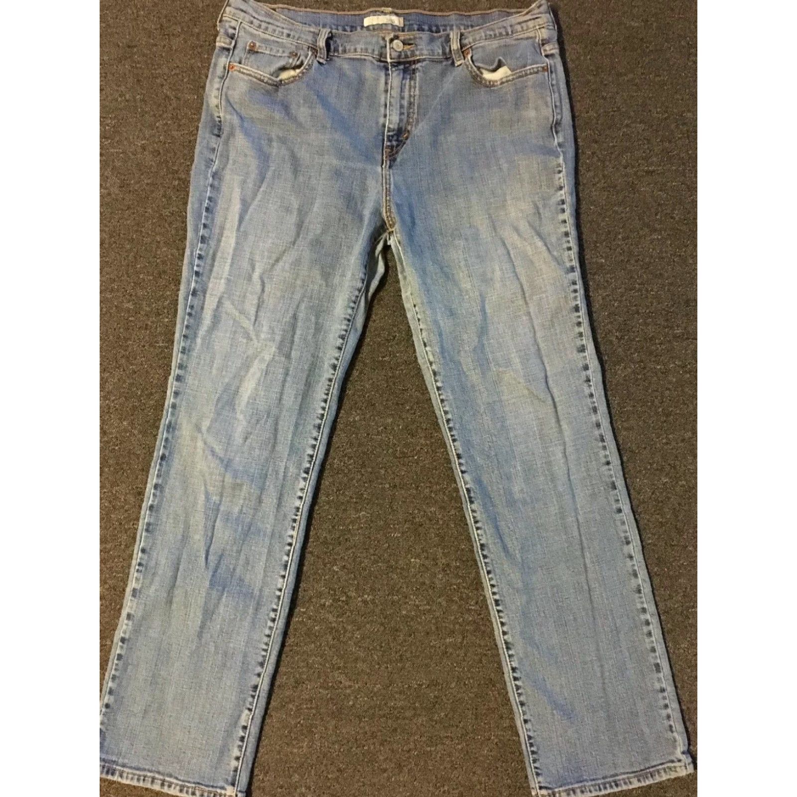 Levi's VINTAGE Levi's 505 Straight Leg Jeans 16M 36/31 Pants Women Blue Regular 31 Inseam Grunge 80s 90s Rock 501 525 Jeans Size 38" / US 16 / IT 52 - 5 Thumbnail