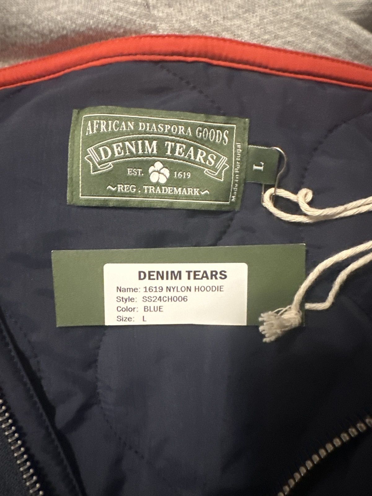 DENIM TEARS SS24 Denim Tears ‘1619’ nylon zip Size US L / EU 52-54 / 3 - 6 Thumbnail
