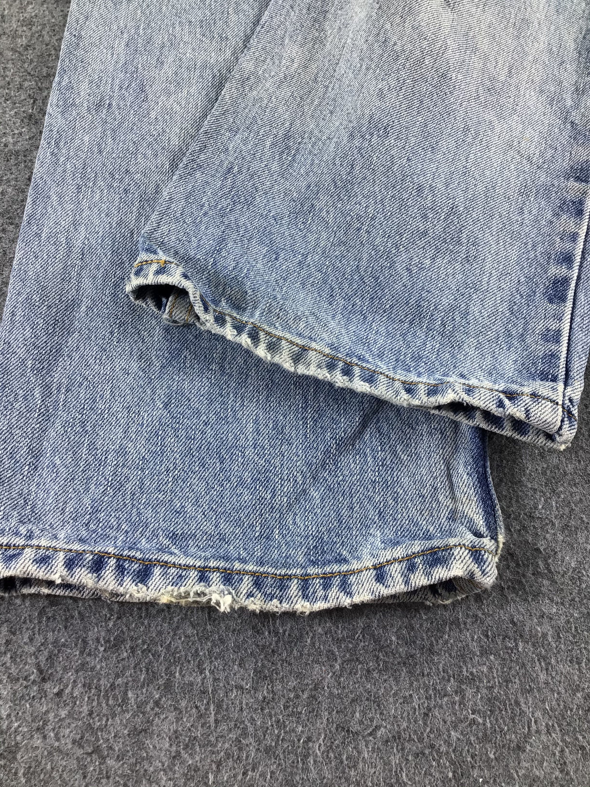 Levi's Vintage Levis 505 Jeans Stone Washed Denim -J519 Size US 35 - 6 Thumbnail