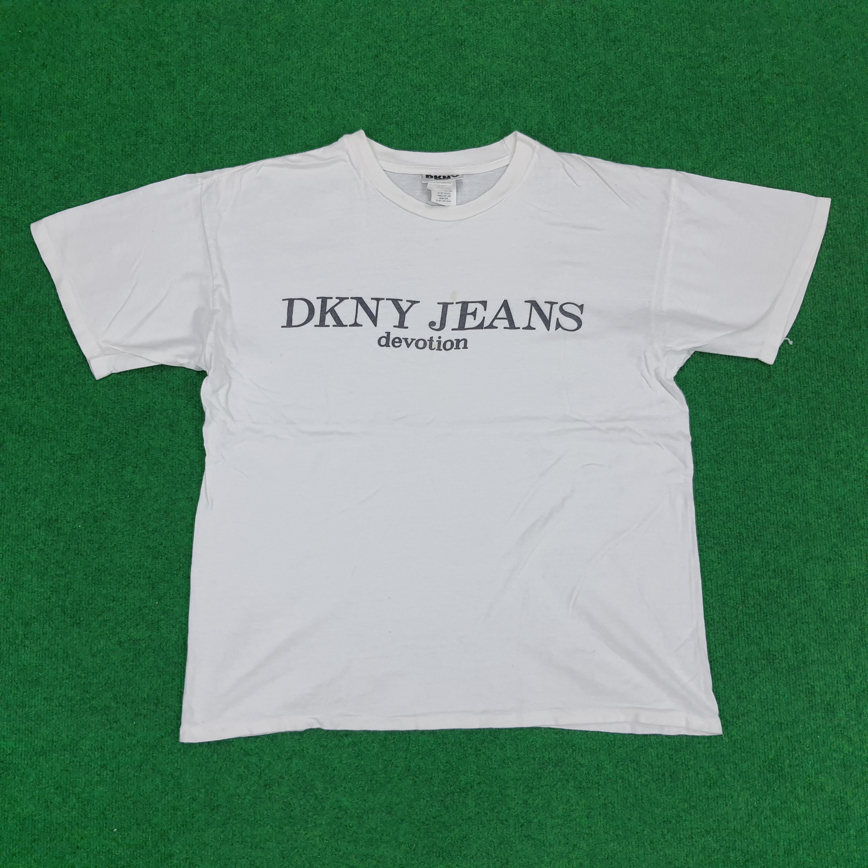 DKNY Vintage DKNY Jeans Devotion Streetwear T-shirt Size US XL / EU 56 / 4 - 1 Thumbnail