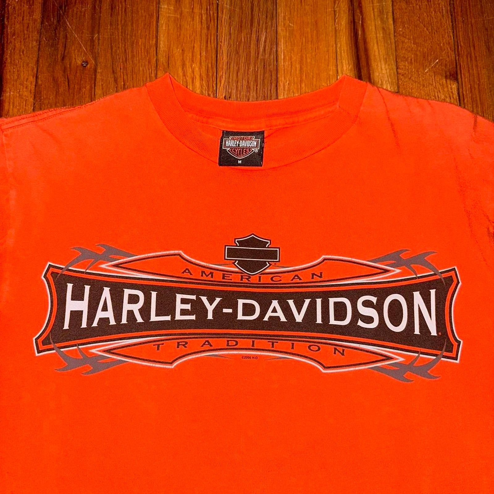 Harley Davidson Vintage 2006 Harley Davidson Motorcycles Raleigh NC Tee M Size US M / EU 48-50 / 2 - 5 Thumbnail