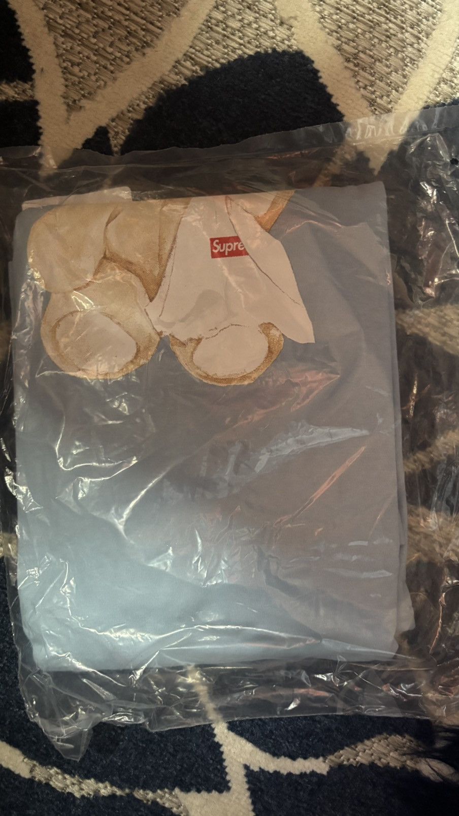 Supreme Supreme® “Bear” Tee, Powder Blue (XL) [S/S 2025, Week 18] Size US XL / EU 56 / 4 - 3 Thumbnail