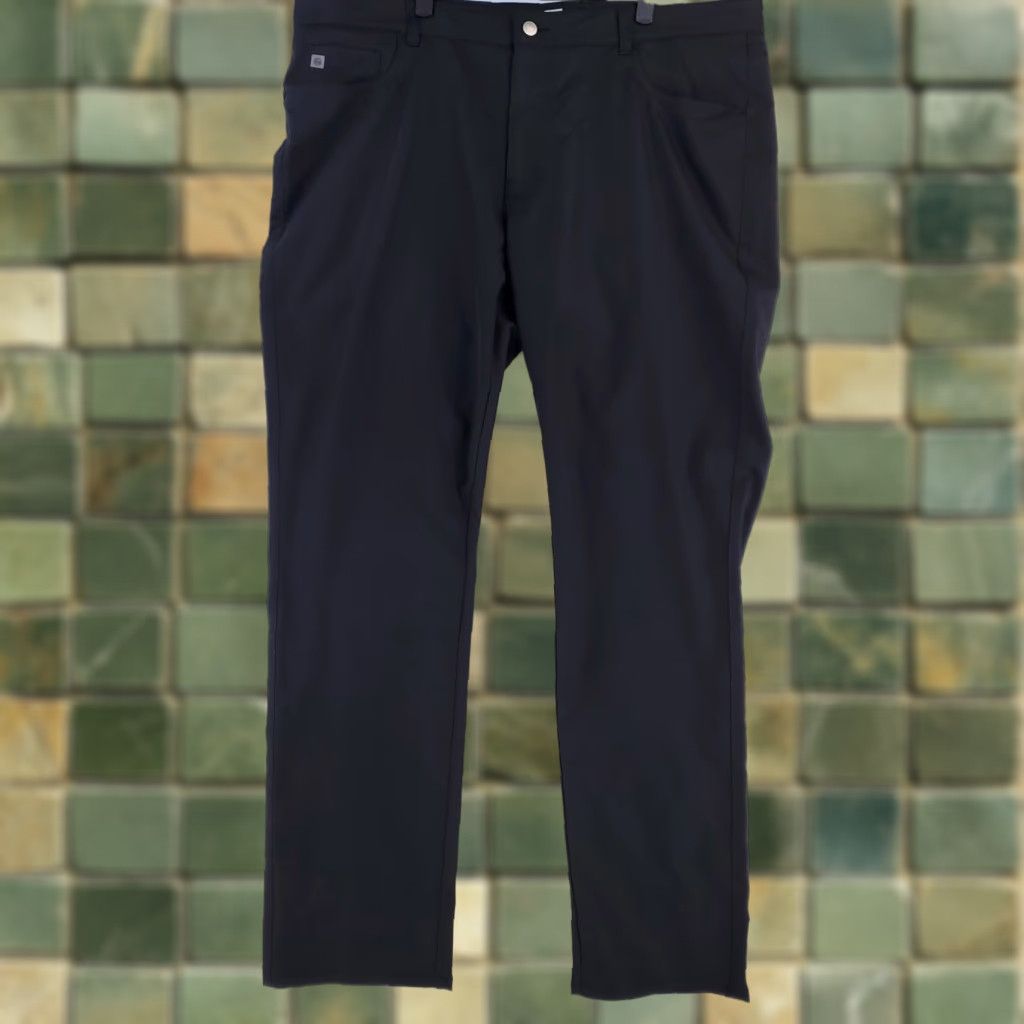 Peter Millar Peter Millar EB66 Performance Golf Pants Dark Gray Mens 42 x 32 Inseam 32 Chino Slim Regular Gray Mens 42 x 32 Actual Size US 42 / EU 58 - 1 Thumbnail