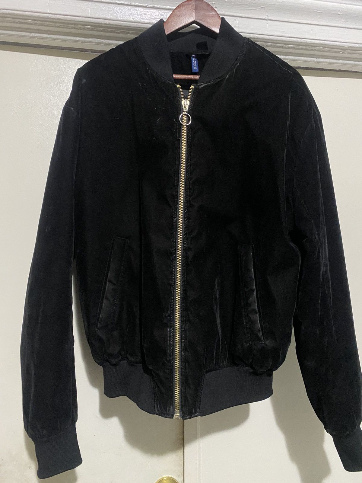 H&M × L.O.G.G. Velvour Bomber Jacket Size US M / EU 48-50 / 2 - 1 Thumbnail