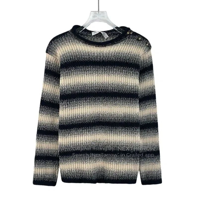 Dior Dior Color Block Cotton Women's Sweater . Size XS / US 0-2 / IT 36-38 - 1 Thumbnail
