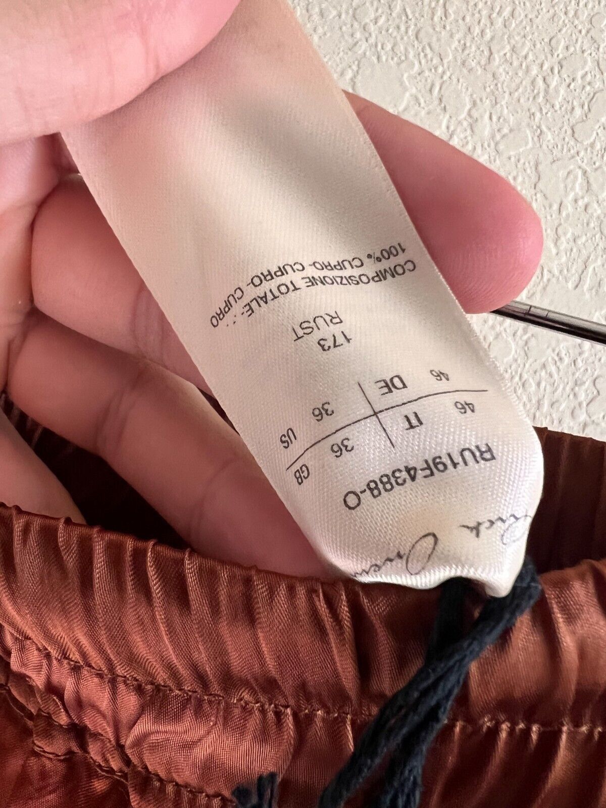 Rick Owens Mens Rick Owens Rust Pants 100% Cupro New with Tags Size US 32 / EU 48 - 6 Thumbnail