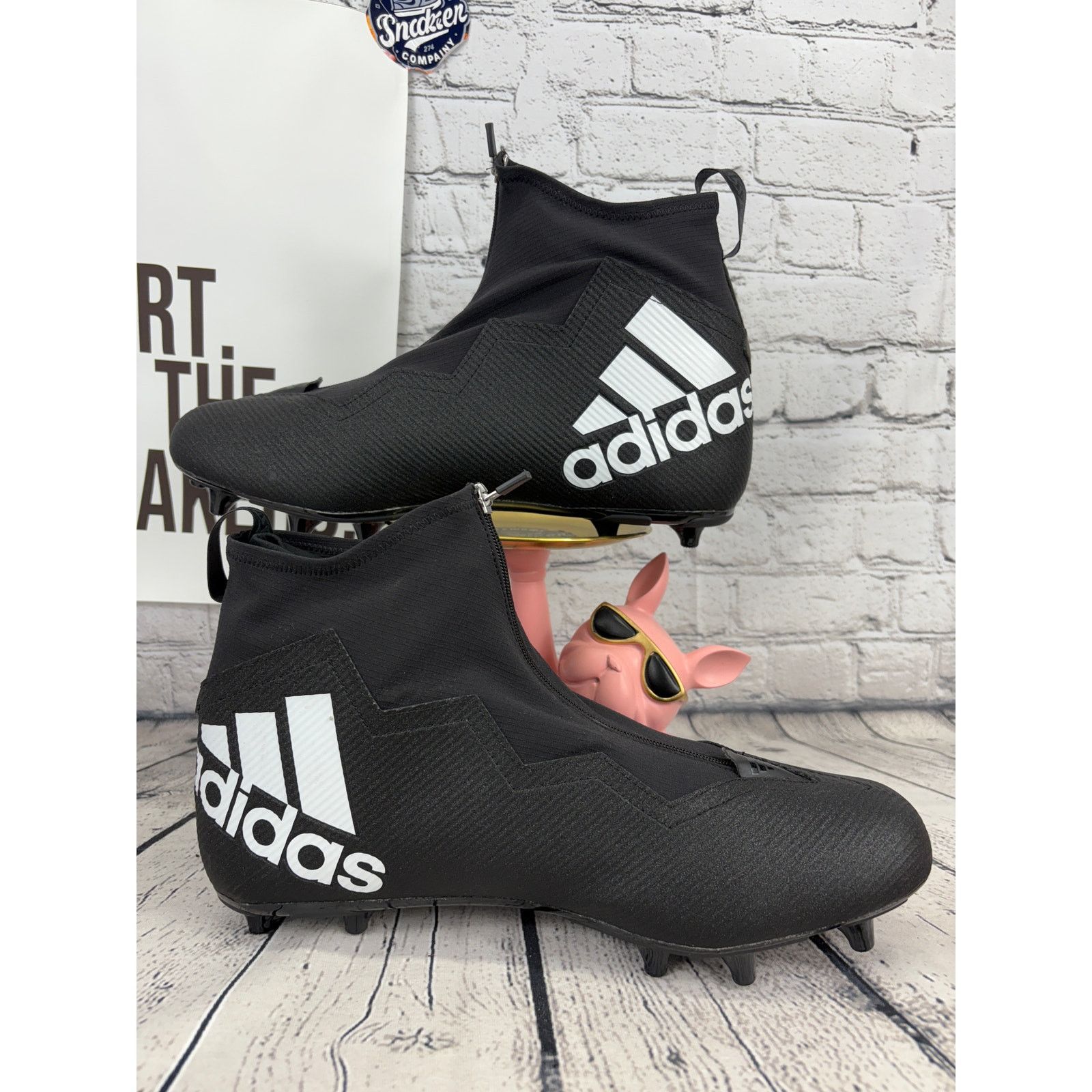 Adidas Adidas SM Nasty Fly Football Cleats Mens 17 Black Lineman Size US 15 / EU 48 - 6 Thumbnail