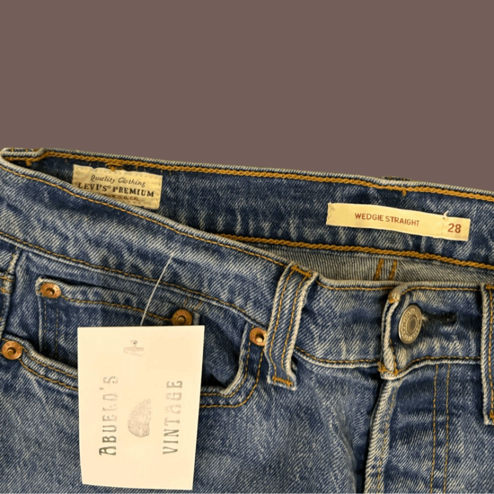 Levi's VTG Levi’s Shorts | Wedgie Fit Raw Hem | Custom Crop Denim Size 28" / US 6 / IT 42 - 5 Thumbnail