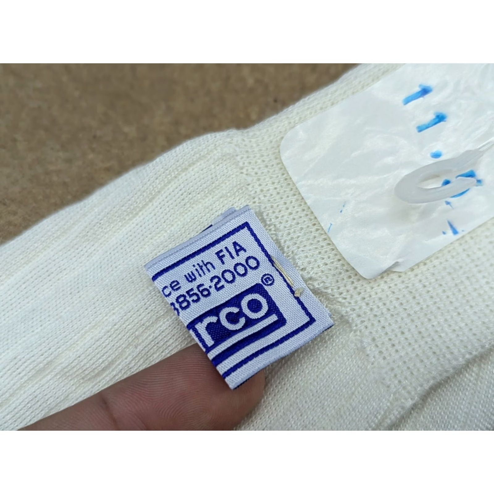 Vintage Sparco Athletic Socks 7.5-11.5 White FIA Flame Resistant Underwear Racing Safety Rally Karting Size ONE SIZE - 3 Thumbnail