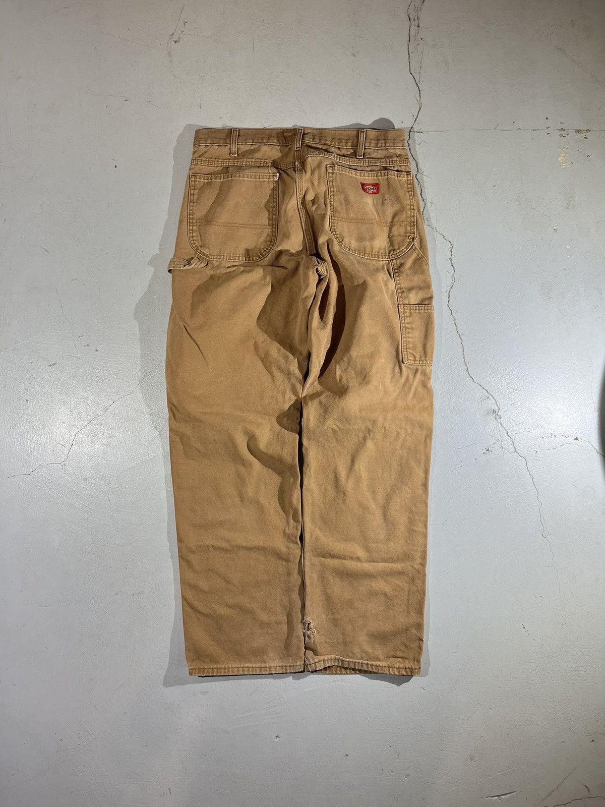 Dickies Dickies vintage brown 90s wide leg carpenter pants Size US 34 / EU 50 - 2 Thumbnail
