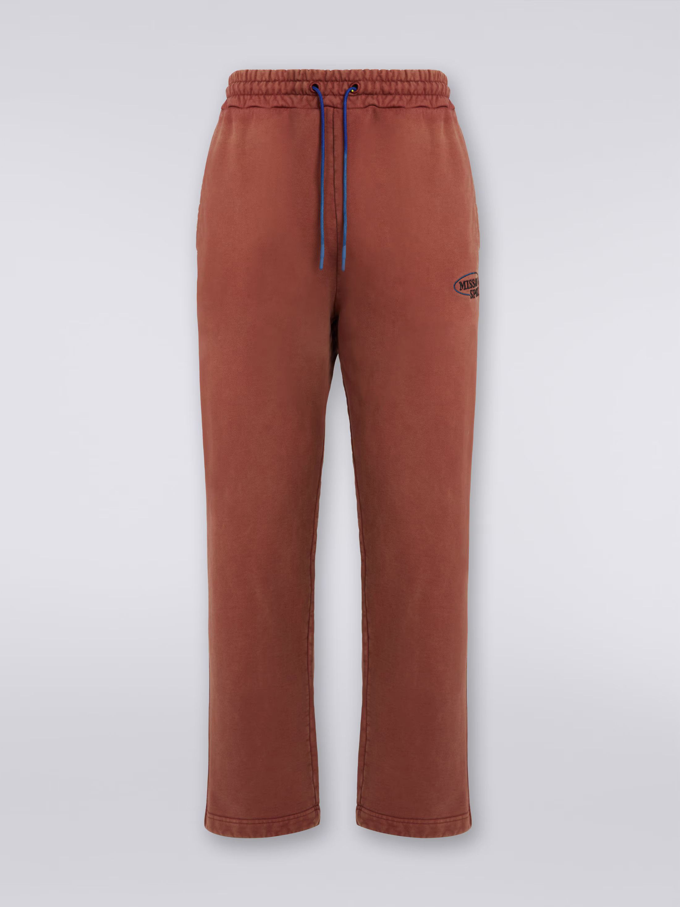 Missoni o1mle1025 Logo knit Sweatpants & Joggers in Rust Brown Size US 32 / EU 48 - 1 Thumbnail