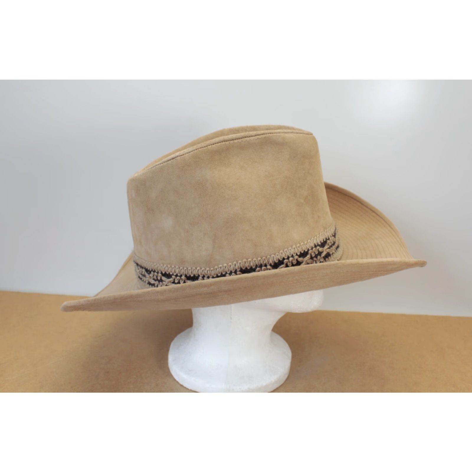 Vintage Vintage Resistol Western Cowboy Hat Self Conforming 7 ½ Tan Beige Brown CLEAN Size ONE SIZE - 3 Thumbnail