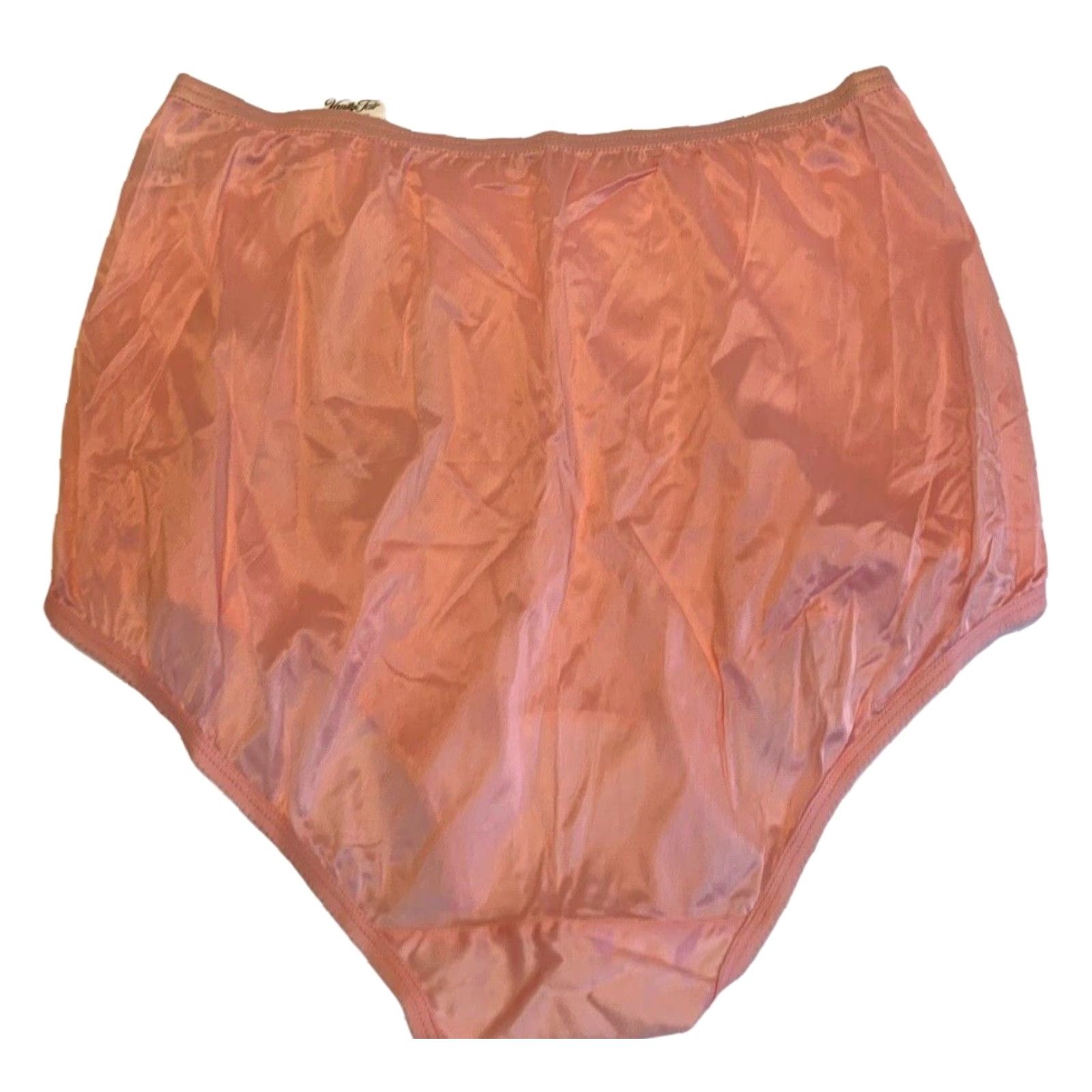 Vintage VINTAGE Vanity Fair Full Panties 7 Pink Silky Nylon NEW NOS Ravissant Classic Ravissant Panties Pink Nylon Size 28" / US 6 / IT 42 - 3 Thumbnail