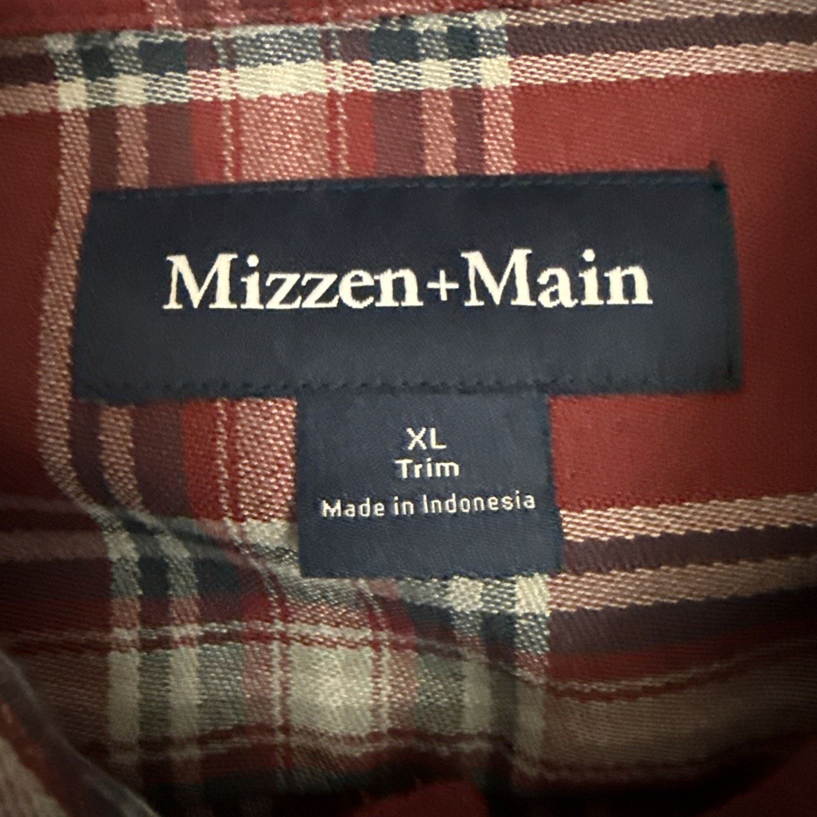 Mizzen+Main Mizzen And Main City Flannel Twill Shirt XL Plaid Trim Size US XL / EU 56 / 4 - 2 Thumbnail