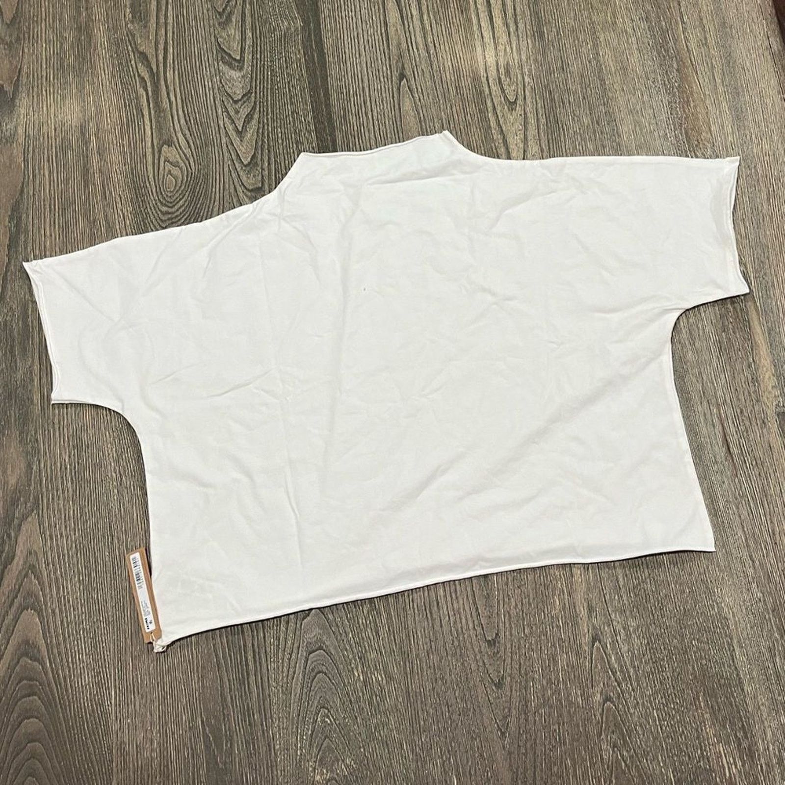 SKIMS Skims Raw Edge Super Cropped Tee Short Sleeve Marble 4X Size 4XL / US 24-26 - 1 Thumbnail