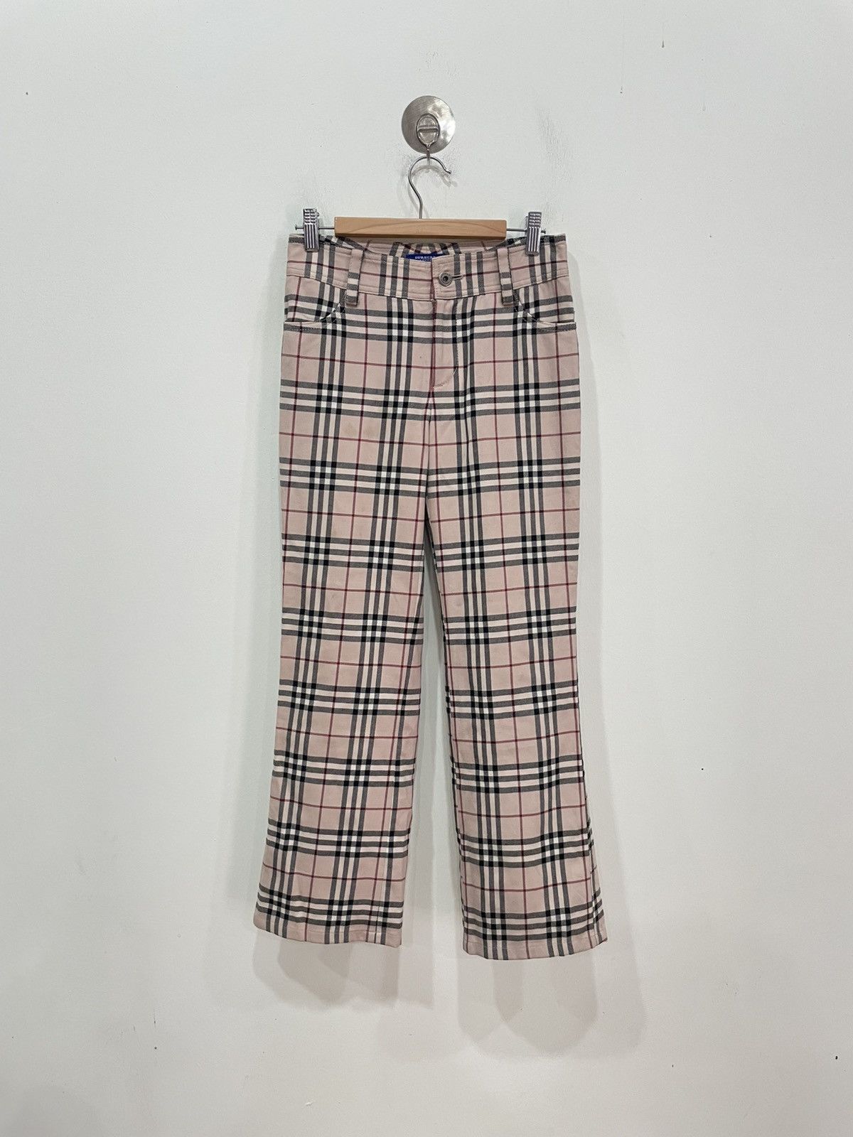 Burberry Burberry Chekered Pants Size 24" / US 00 / IT 34 - 1 Thumbnail