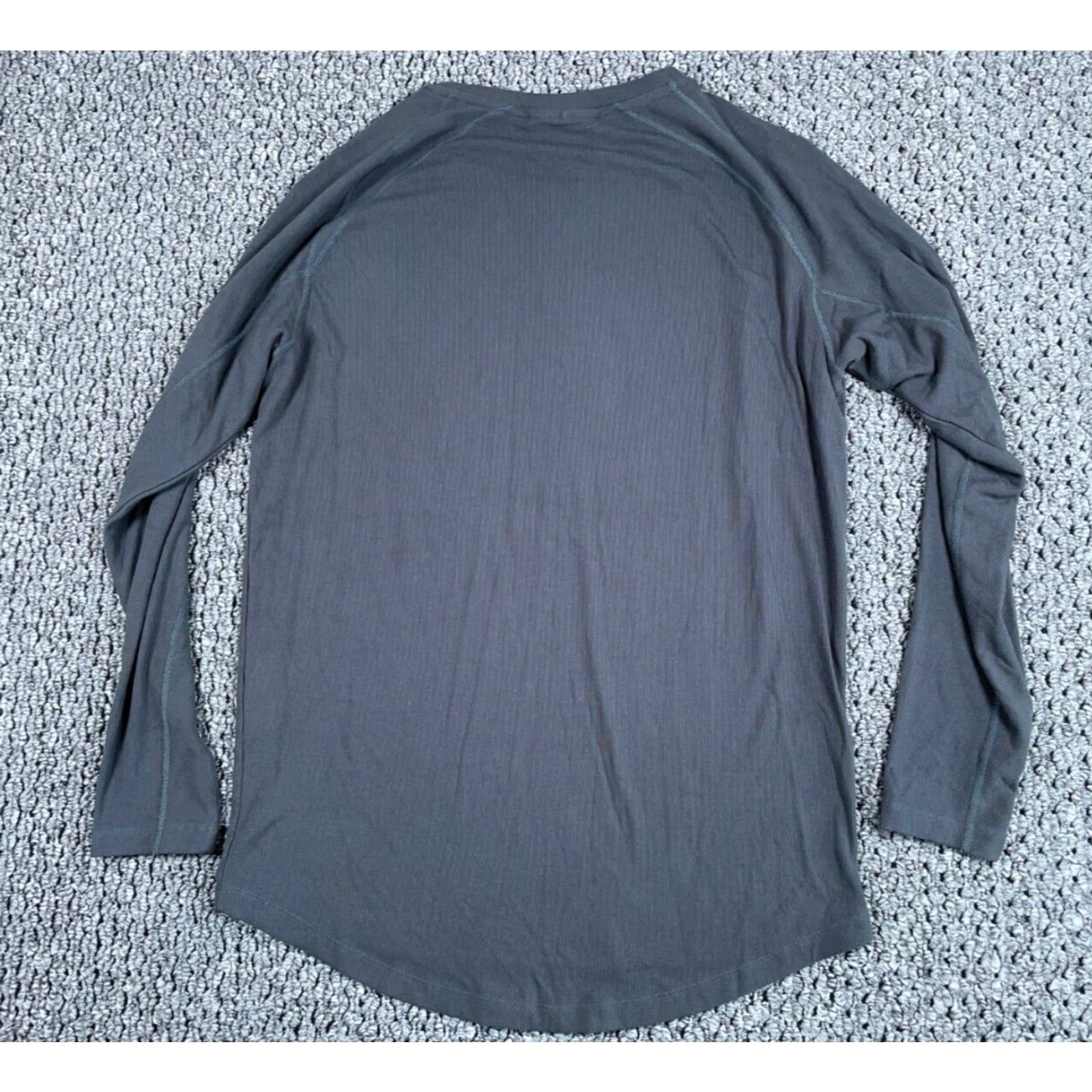 Vintage VINTAGE Alphalete Men’s T-Shirt Adult Medium Gym Long Sleeve Crew Neck Dark Gray Sports Size US M / EU 48-50 / 2 - 2 Thumbnail
