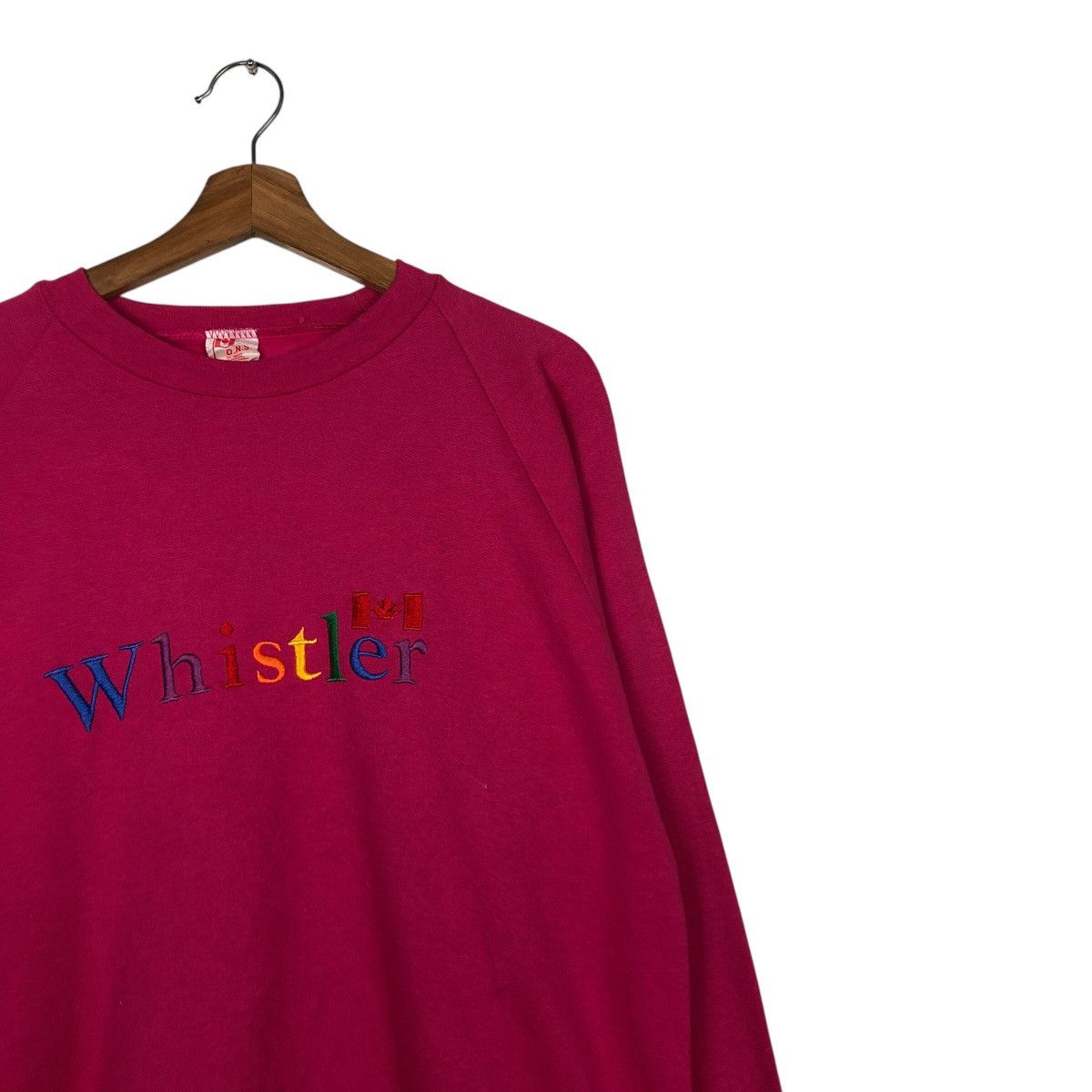 Japanese Brand × Vintage 📌Vintage Sweatshirt Whistler Canada Big Logo Embroidered Size US L / EU 52-54 / 3 - 7 Thumbnail