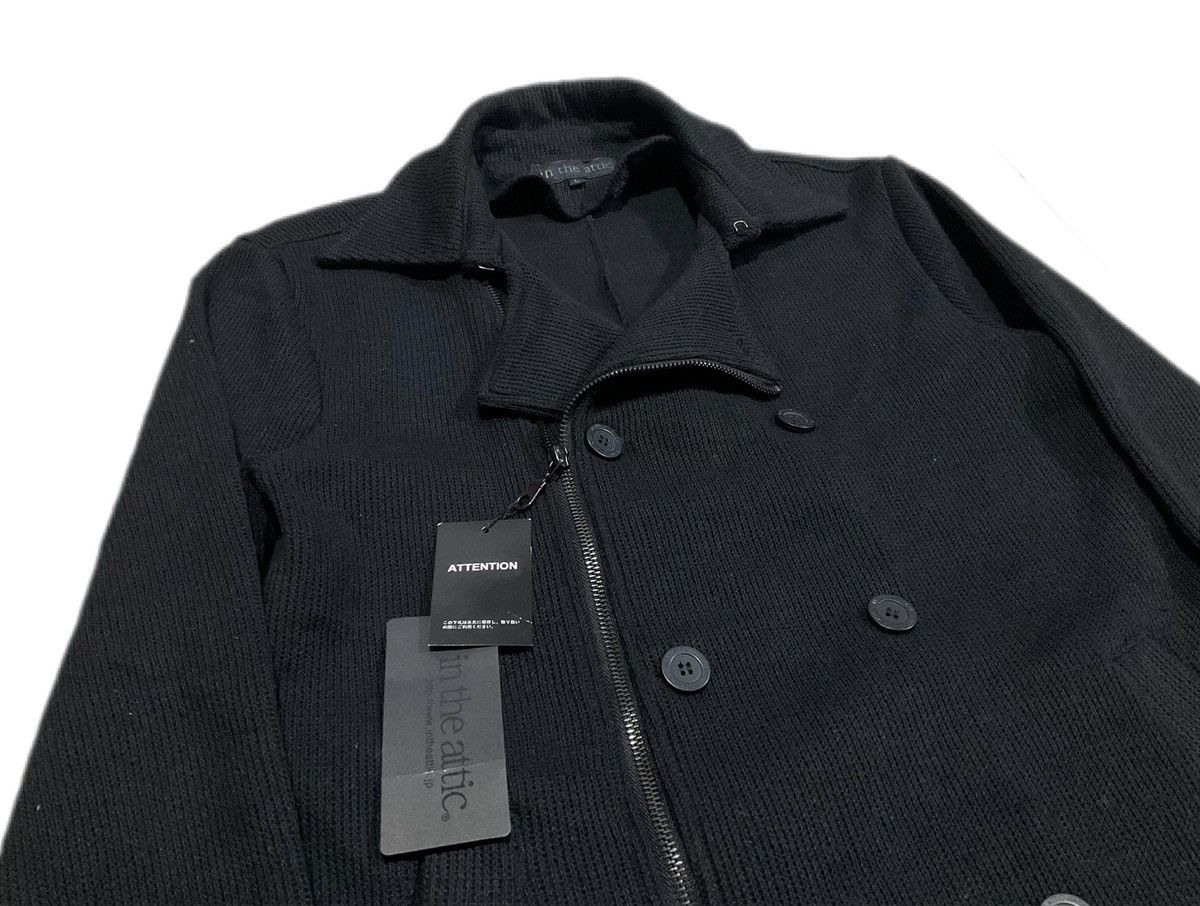 14th Addiction × If Six Was Nine × Japanese Brand 🔥Y2K Archived In The Attic Double Collar Jacket Ribbed Knit Size US L / EU 52-54 / 3 - 2 Thumbnail