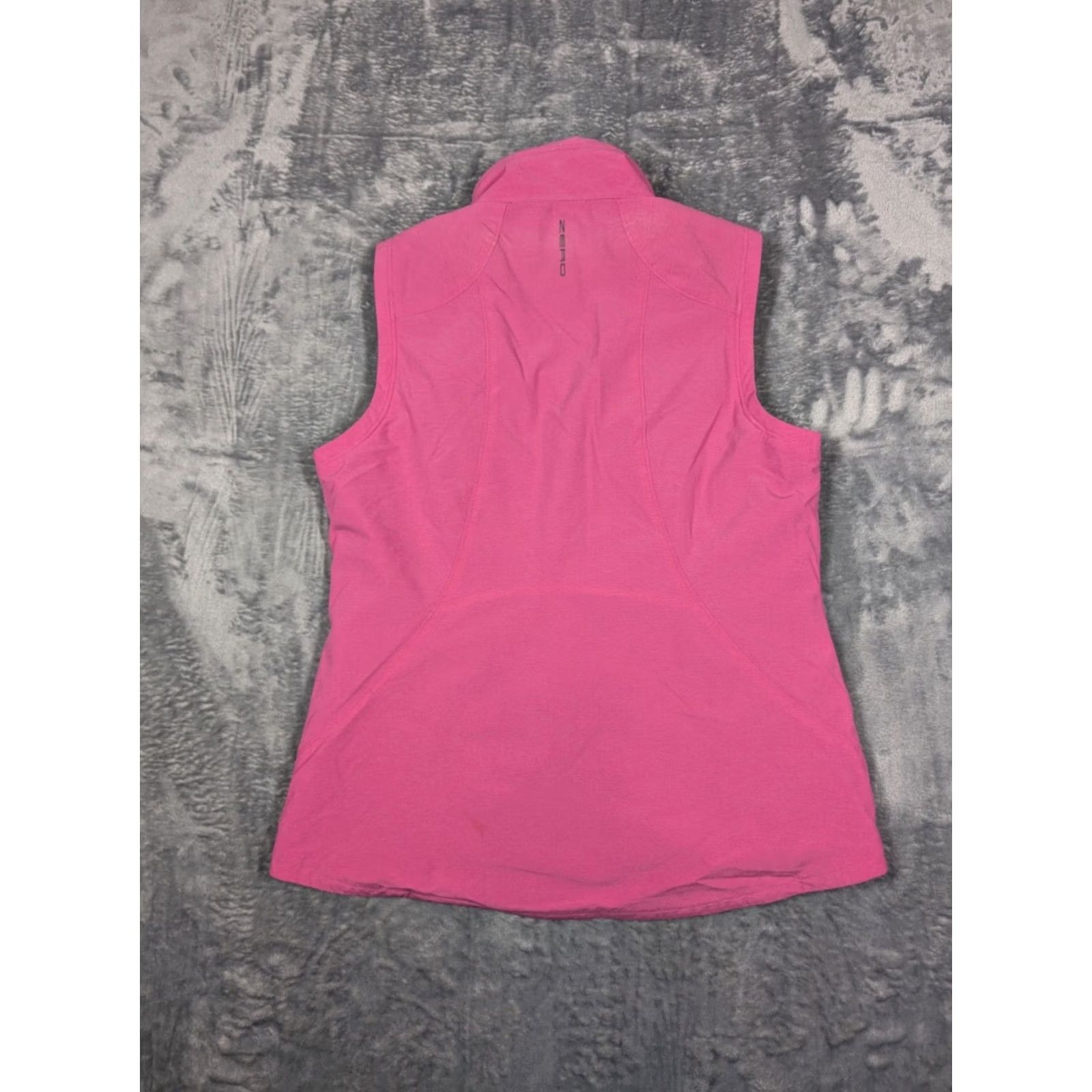 Pinko Womens Zero Restriction Fleece Reversible Vest Pink Medium Vest Zip Reversible Golf Theme Women's Size M / US 6-8 / IT 42-44 - 5 Thumbnail