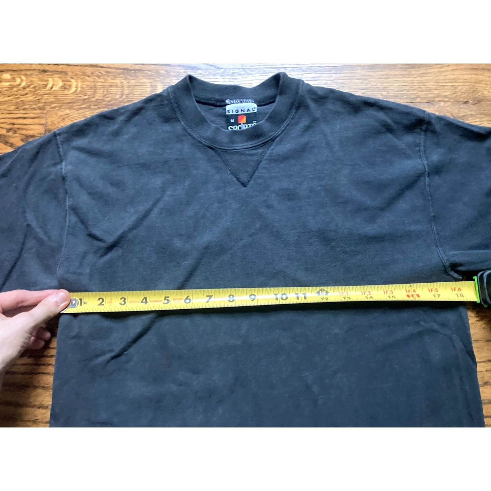 Vintage VINTAGE Signal Sport Black Long Sleeve T-Shirt Size M Mens 90s Sports Blank Cotton Size US M / EU 48-50 / 2 - 6 Thumbnail