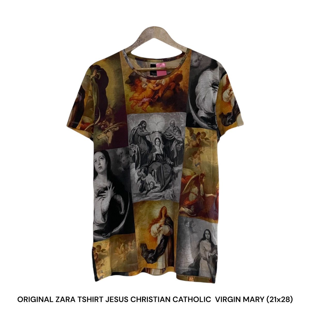 Hysteric Glamour × Japanese Brand × Vintage Original Zara Inpired by JPG Jesus Christian Catholic Design Size US L / EU 52-54 / 3 - 1 Thumbnail