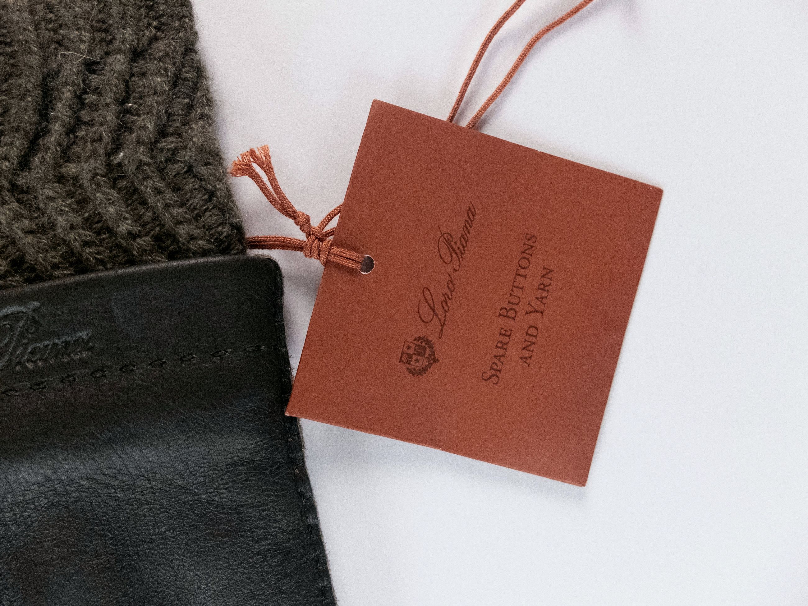 Loro Piana LORO PIANA green deer leather & baby cashmere gloves Medium Size ONE SIZE - 3 Thumbnail
