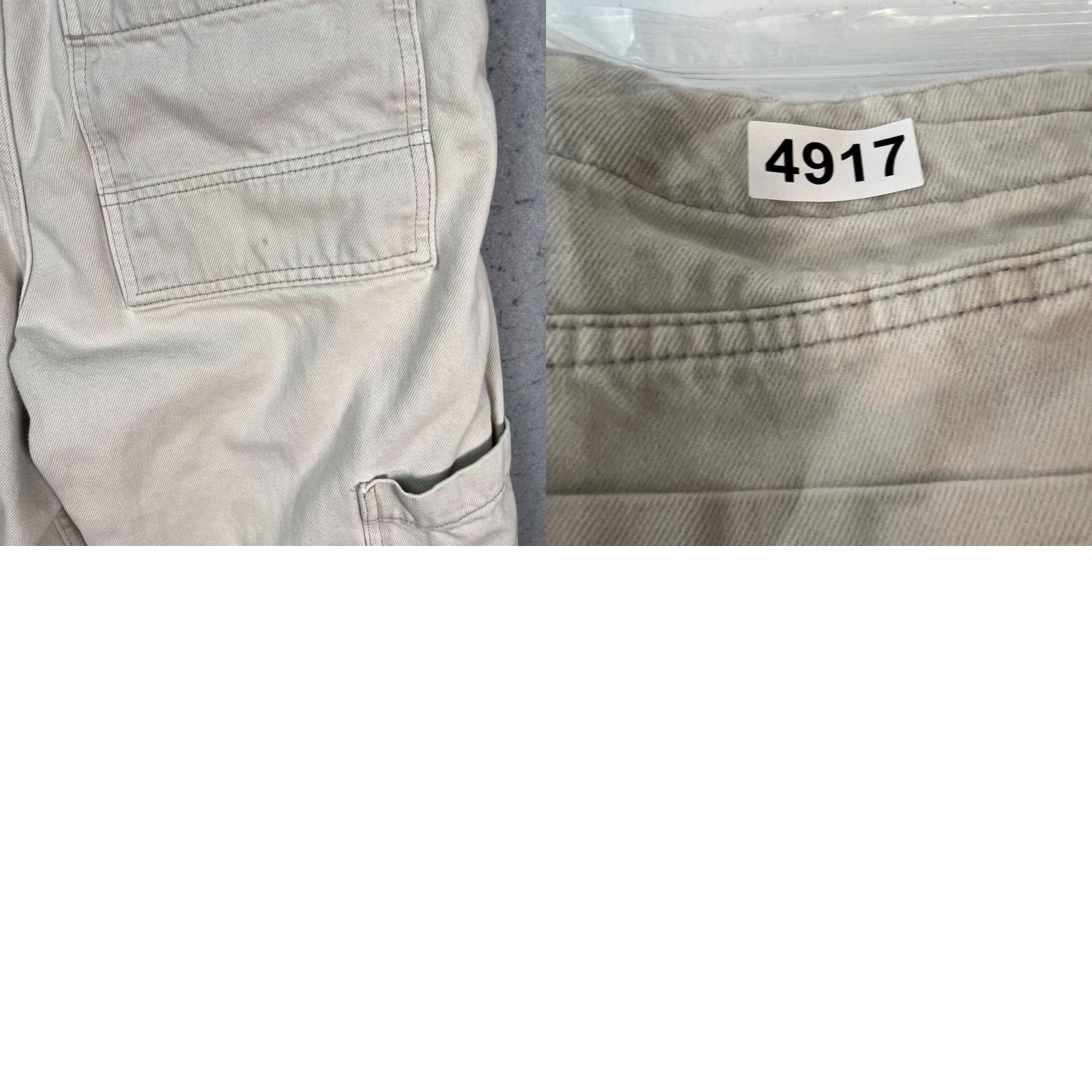 Cos COS Cargo Pants Mens 31 Beige 100% Cotton Straight Leg Casual Pants Mens Size US 31 - 9 Thumbnail