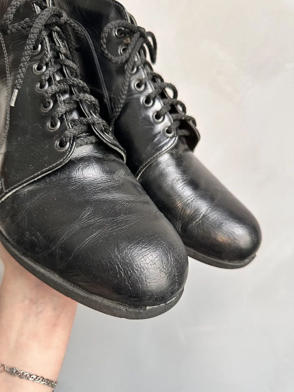 If Six Was Nine Leather Boots Vintage Visvim Style AS 98 Guidi Tornado Mart Size US 8 / EU 41 - 3 Thumbnail