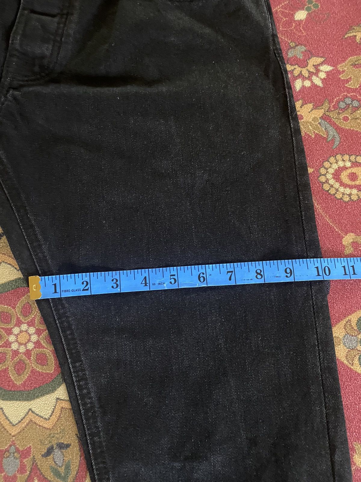 Black Icon Vintage Japanese Brand Black Icon Distressed Rick Owen Style Size US 32 / EU 48 - 19 Thumbnail