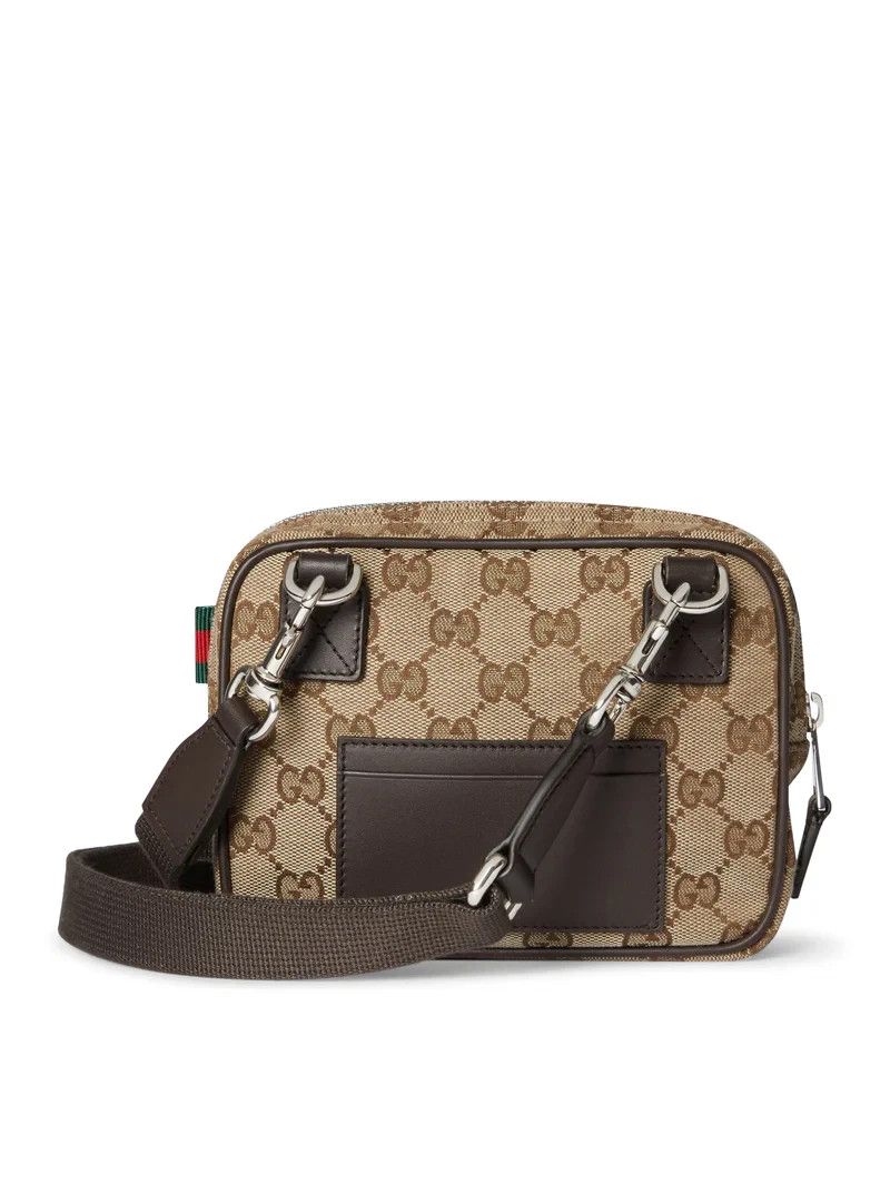 Gucci GUCCI Mini Beige/Ebony GG Canvas Shoulder Bag Size ONE SIZE - 2 Thumbnail