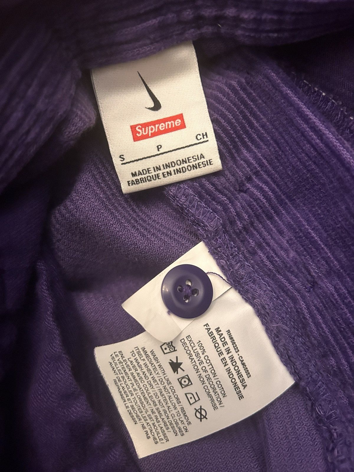 Nike × Supreme Supreme x Nike Arc Corduroy Cargo Pant SS22 Size US 30 / EU 46 - 6 Thumbnail
