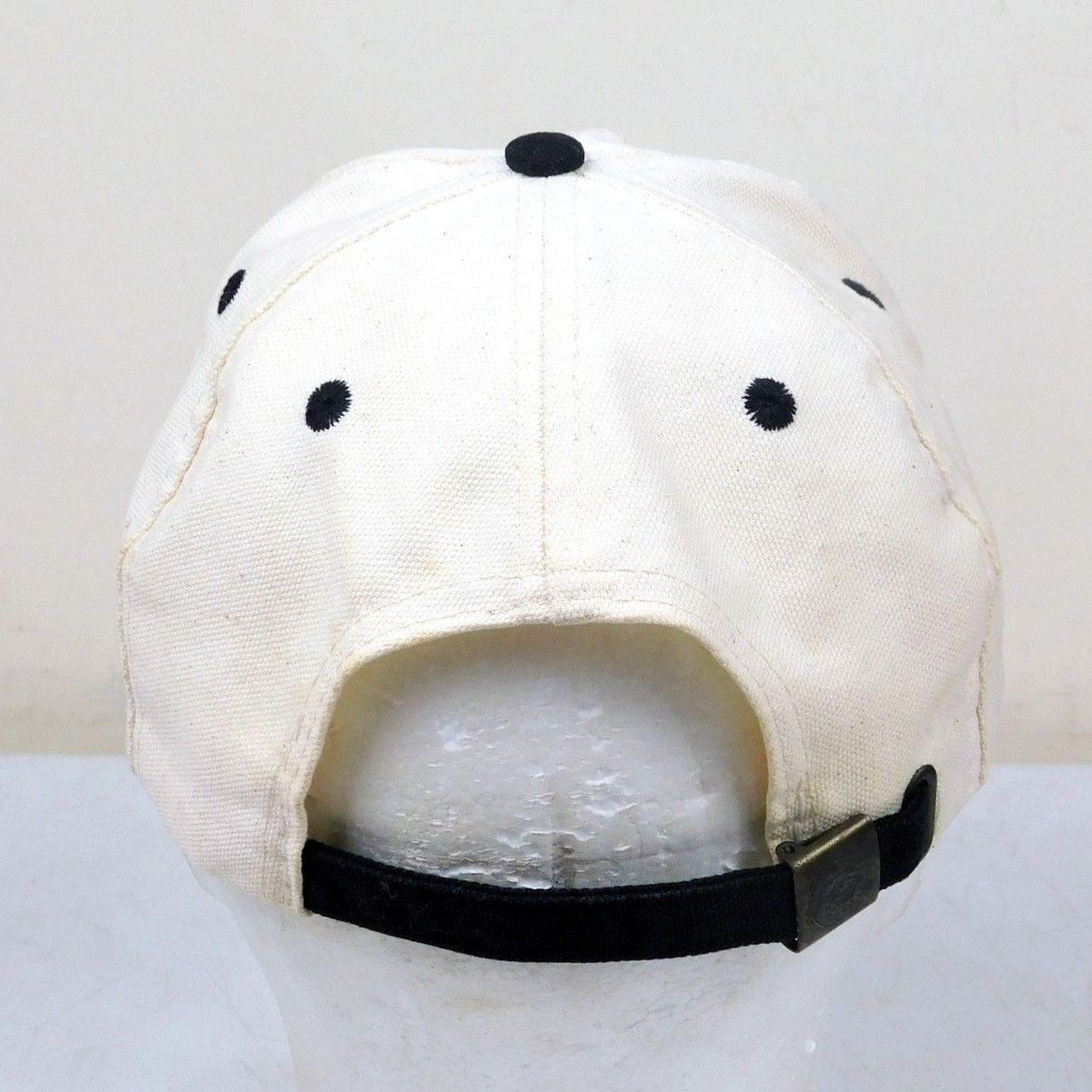 Disney Mickey & Co Strapback Hat Black White Adjustable Logo Rivets Size ONE SIZE - 5 Thumbnail