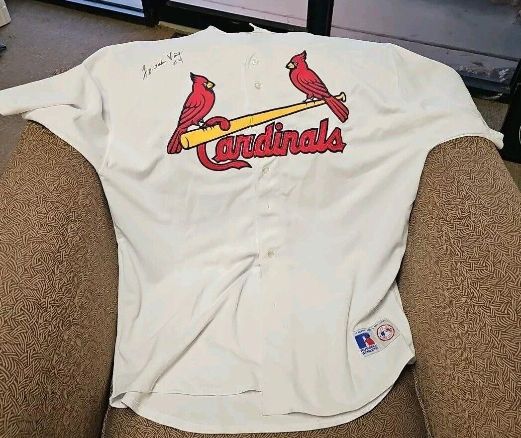 Russell Athletic St Louis Cards Authentic Sewn Jersey Auto Fernando Vina XXL Size ONE SIZE - 1 Thumbnail