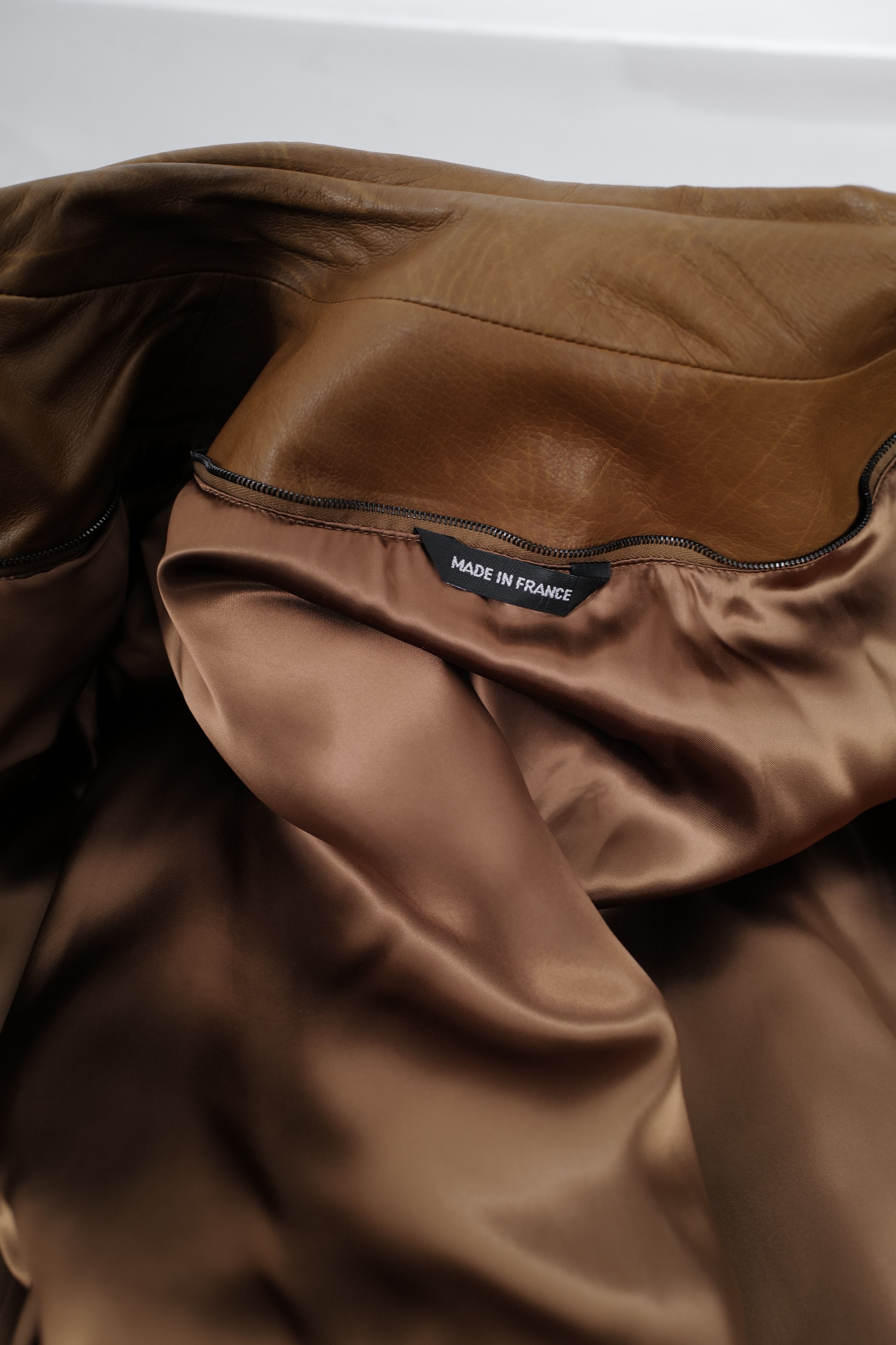 Kiton KITON LEATHER JACKET Size US XL / EU 56 / 4 - 11 Thumbnail