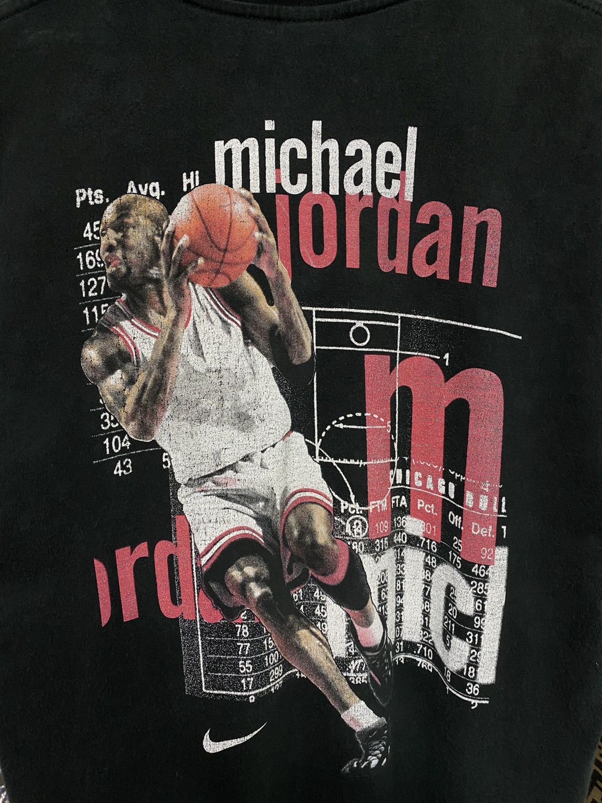 Vintage Vintage 90’s Nike Michael Jordan T-Shirt Adult Medium Size US M / EU 48-50 / 2 - 7 Thumbnail