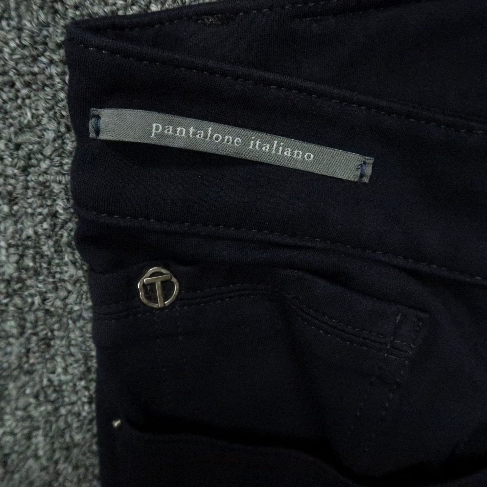 Vintage Teleria Zed Pants Mens 35x26 Blue COBRA 17 A Indigozed Stretch 5 Pocket Italy Size US 35 - 3 Thumbnail