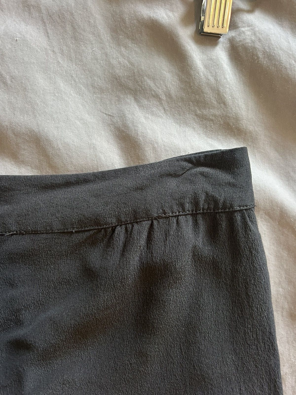 Anine Bing Anine Bing Silk Black Mini Shorts XS Size 26" / US 2 / IT 38 - 3 Thumbnail