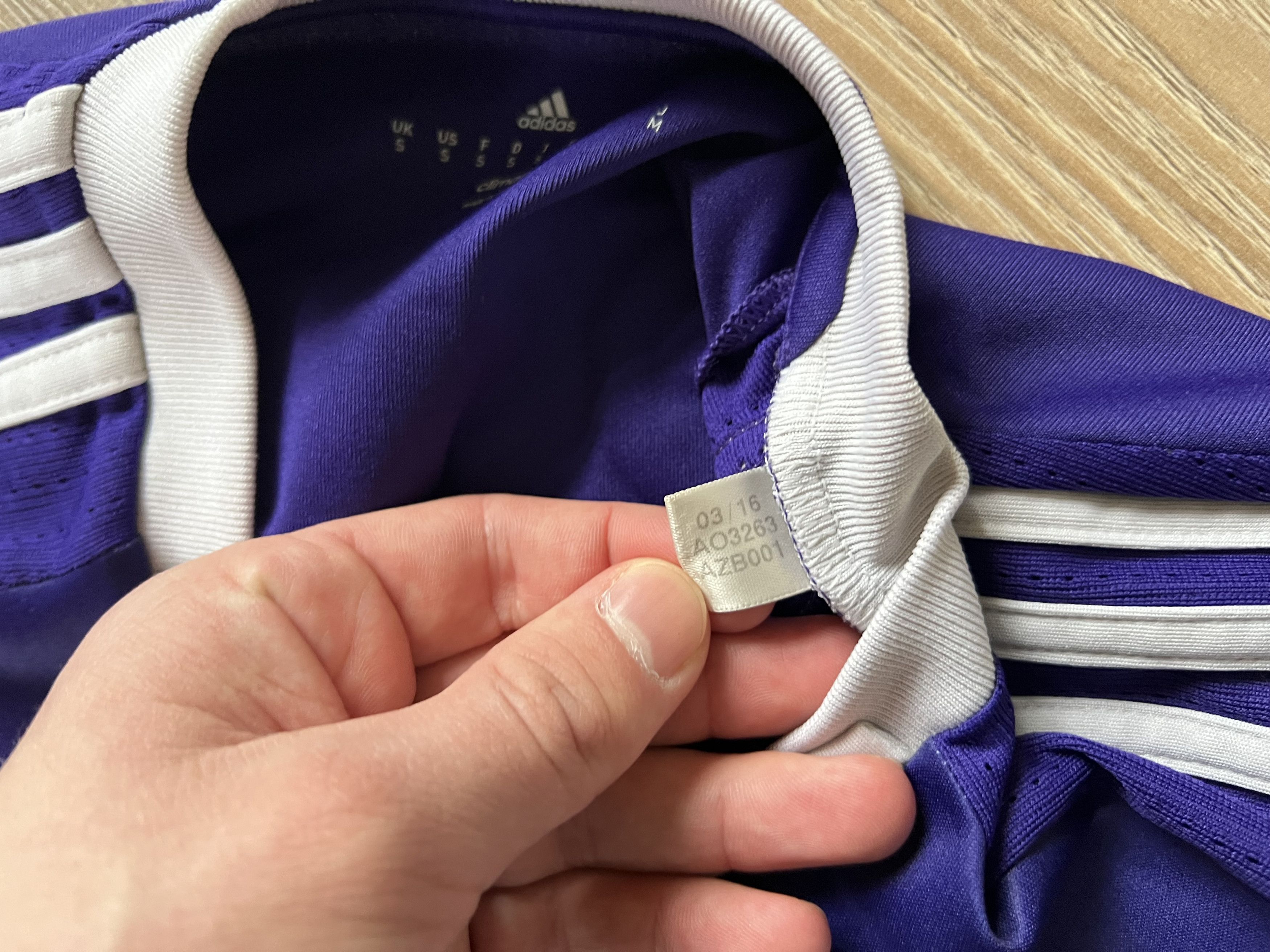 Adidas Adidas Anderlecht Home Shirt #32 Dendoncker 2016-2017 Size US S / EU 44-46 / 1 - 10 Thumbnail