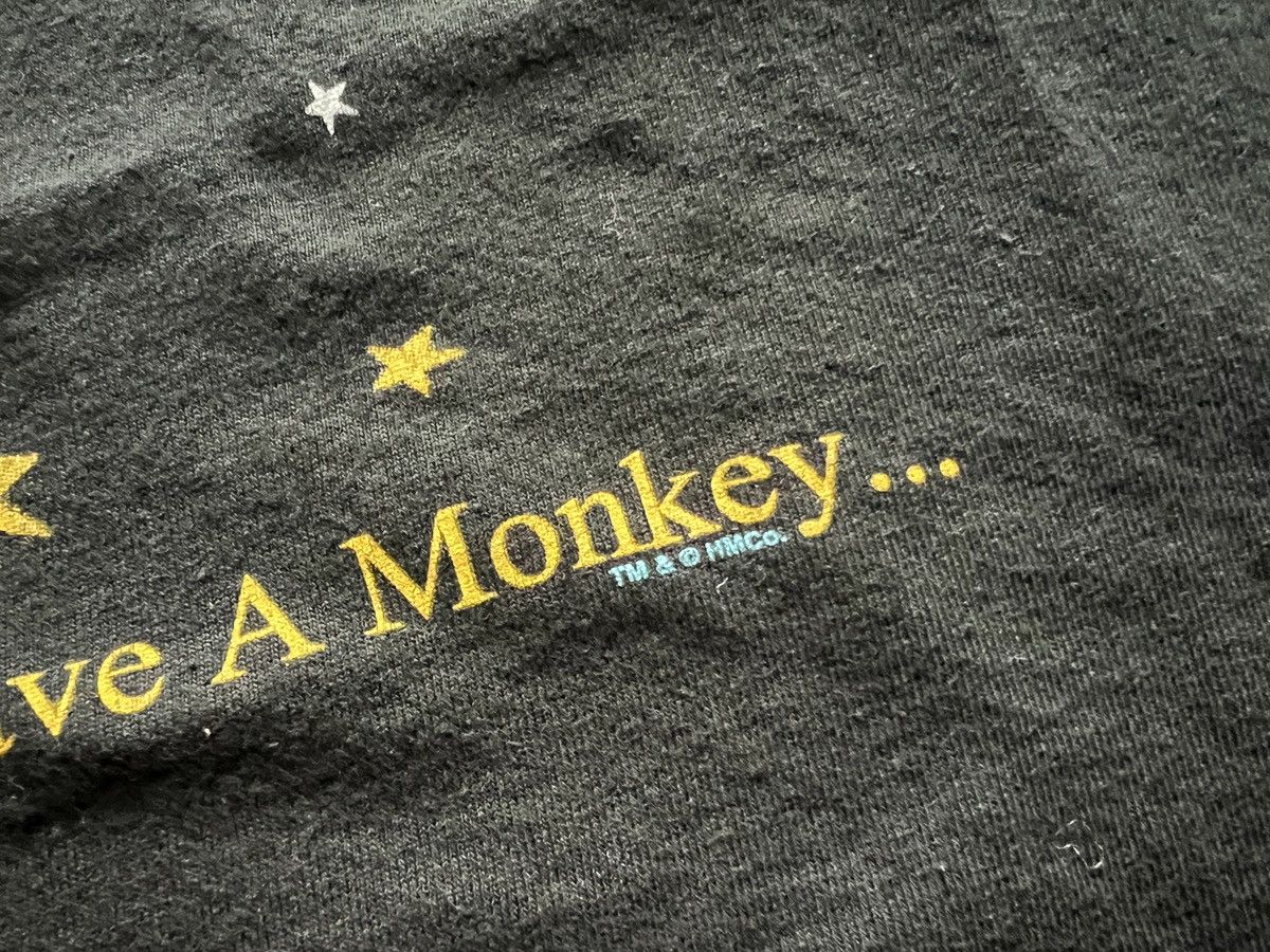 Anime × Cartoon Network × Vintage Curious George : Houston We Have A Monkey Size US S / EU 44-46 / 1 - 6 Thumbnail