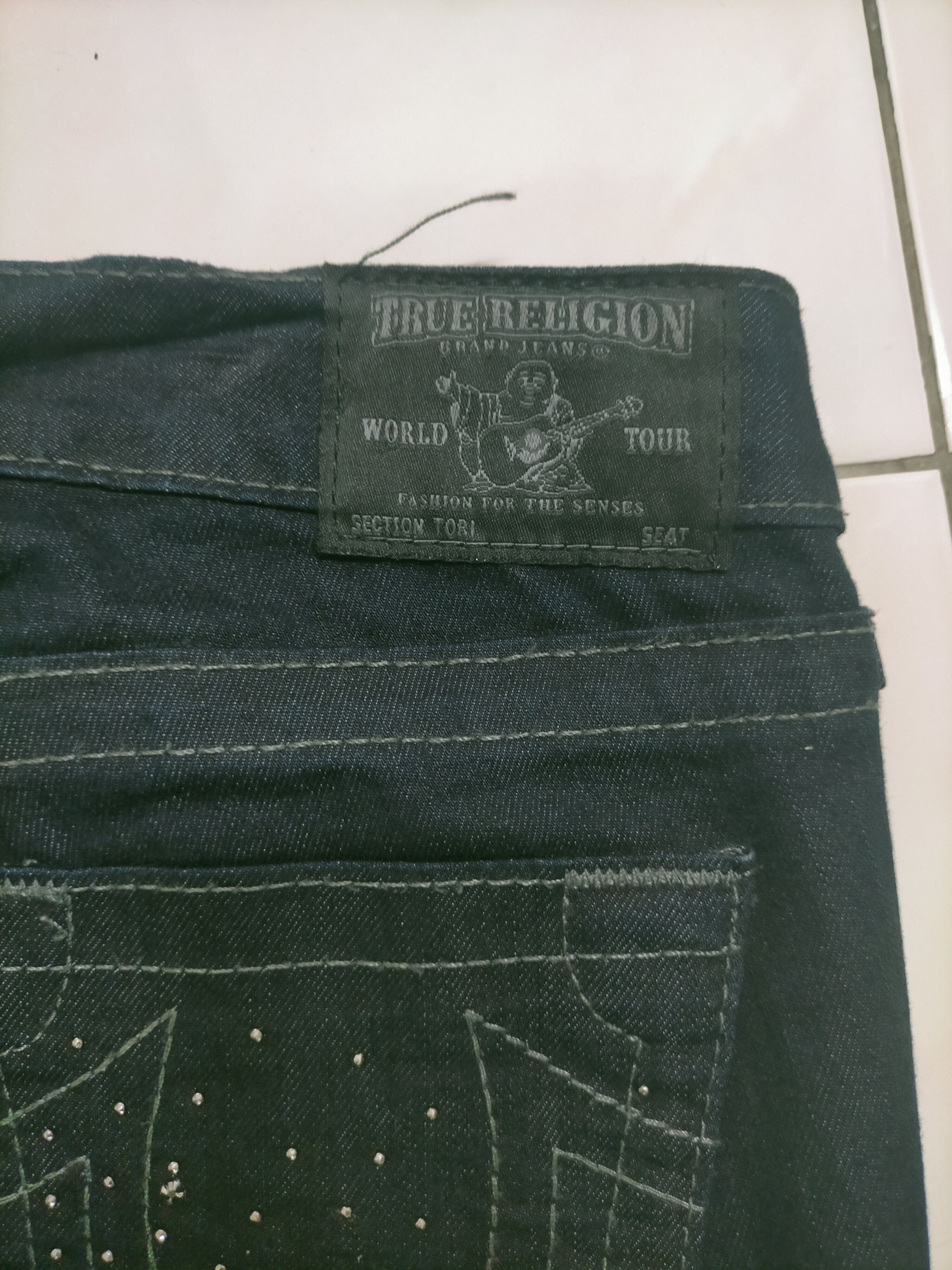 True Religion 🔥Like New True Religion Dark Blue Flare Jeans Size 27" / US 4 / IT 40 - 5 Thumbnail