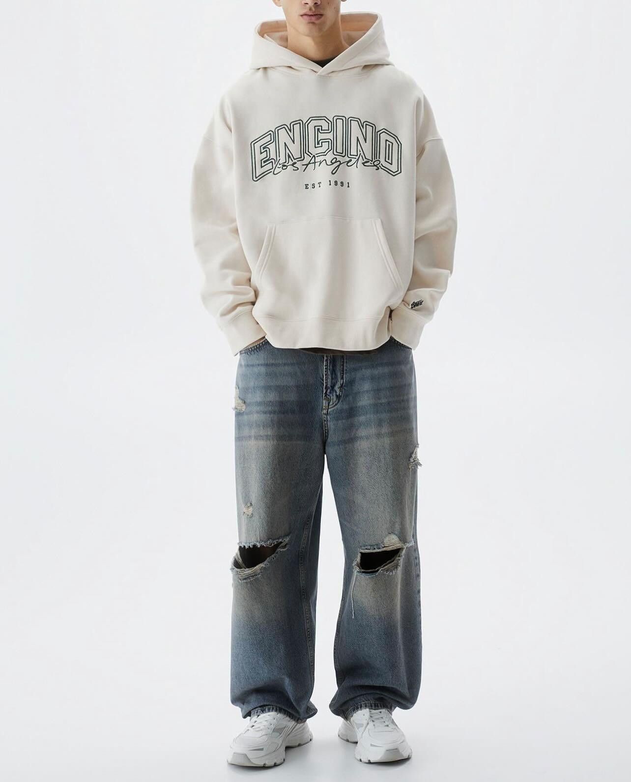 Pull & Bear Original Pull&Bear Oversize Hoodie 🔥💥 Size US L / EU 52-54 / 3 - 4 Thumbnail