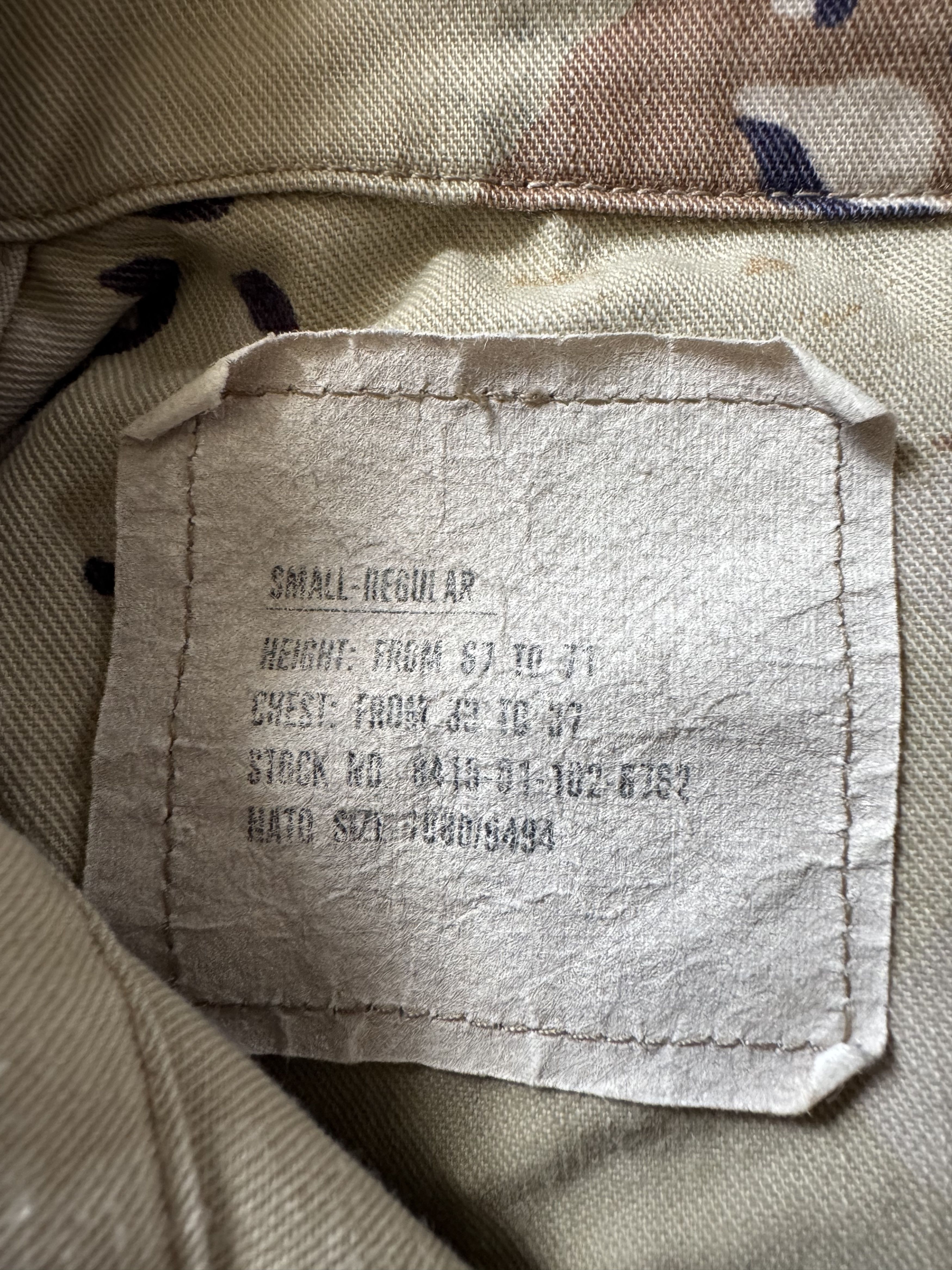 Other VINTAGE MILITARY CAMO JACKET Size US S / EU 44-46 / 1 - 7 Thumbnail